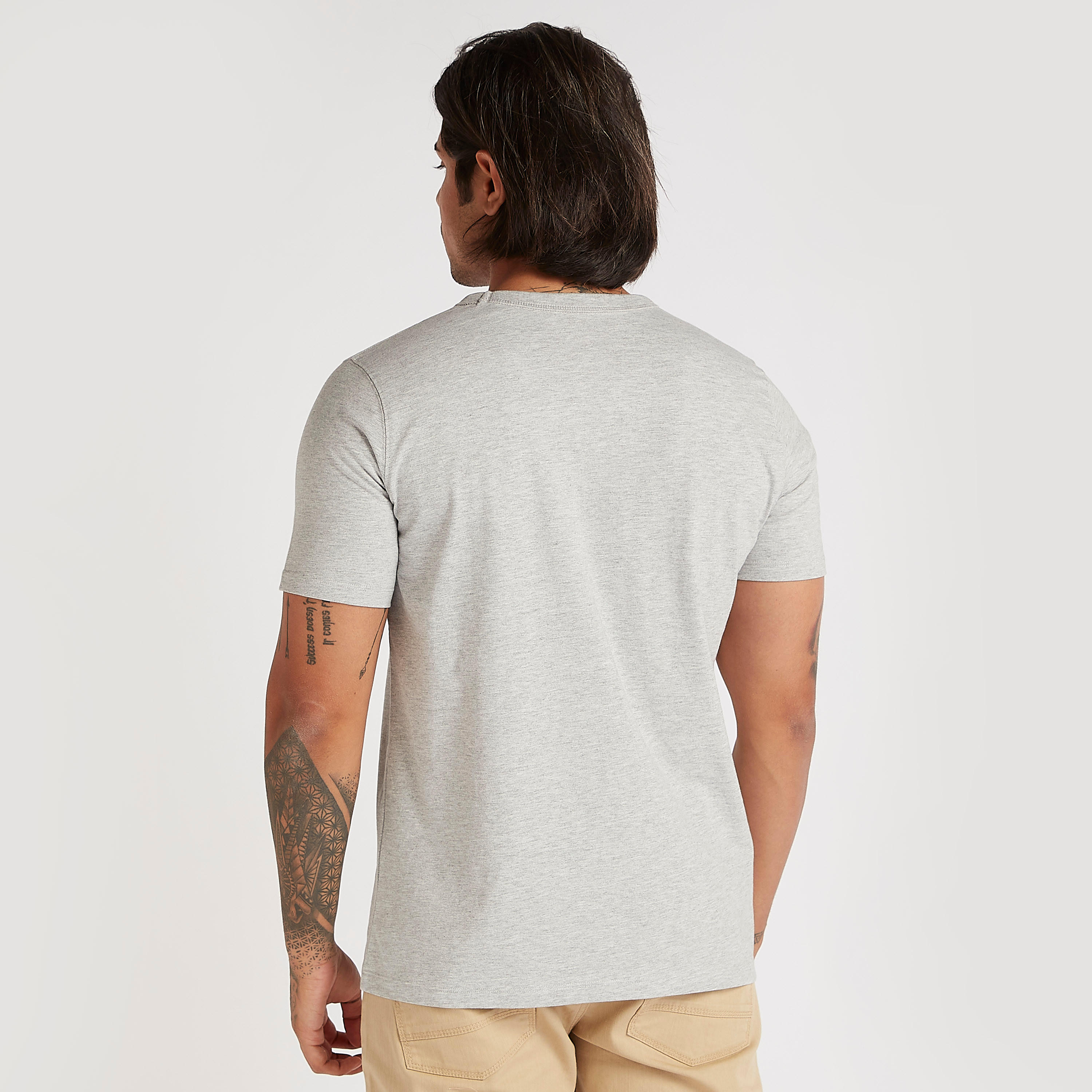 تيشيرت بارز الملمس بياقة ضيّقة وأكمام قصيرة-men-clothing-tshirtsandpolos-tshirts-image-4