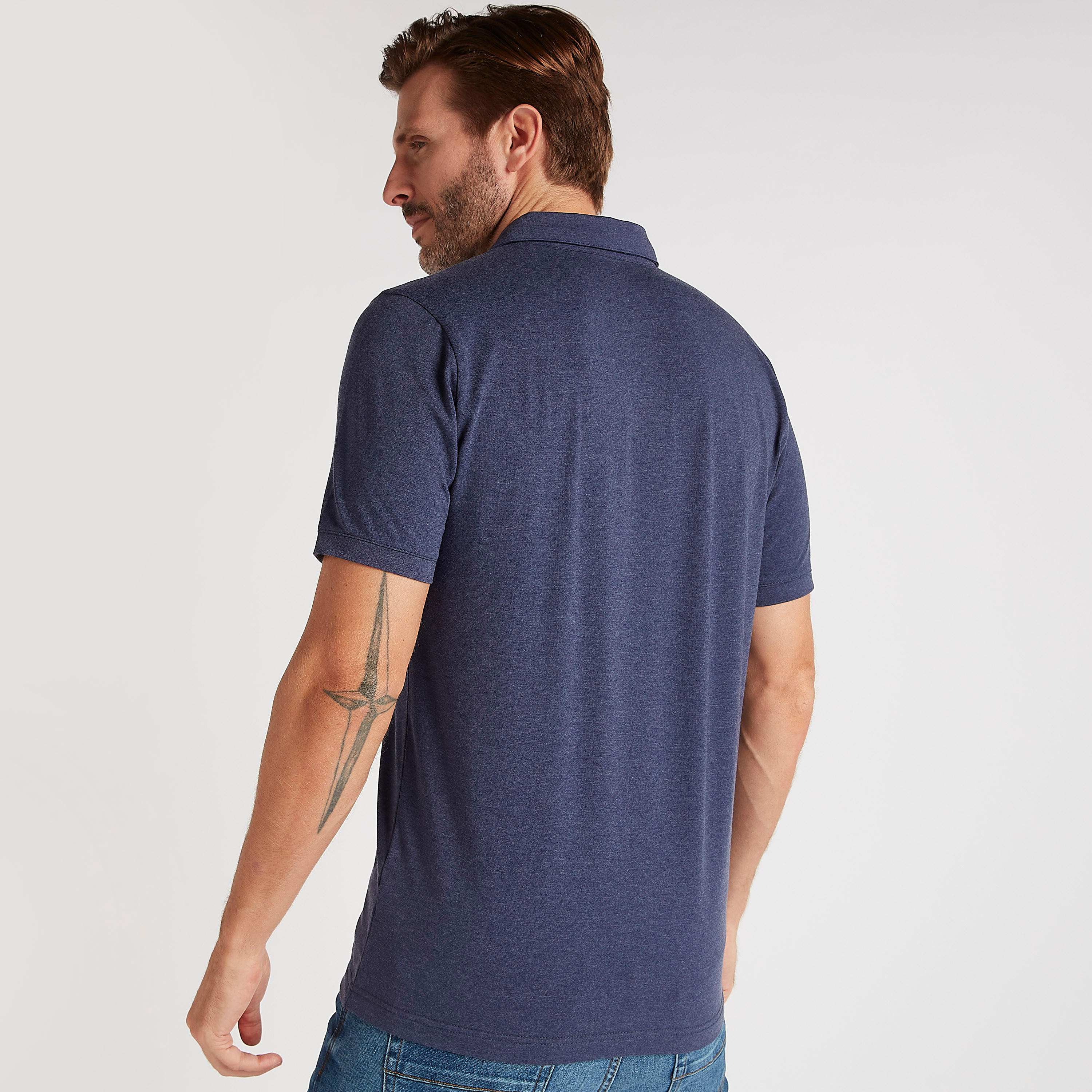 قميص بولو سادة بأكمام قصيرة-men-clothing-tshirtsandpolos-polos-image-4