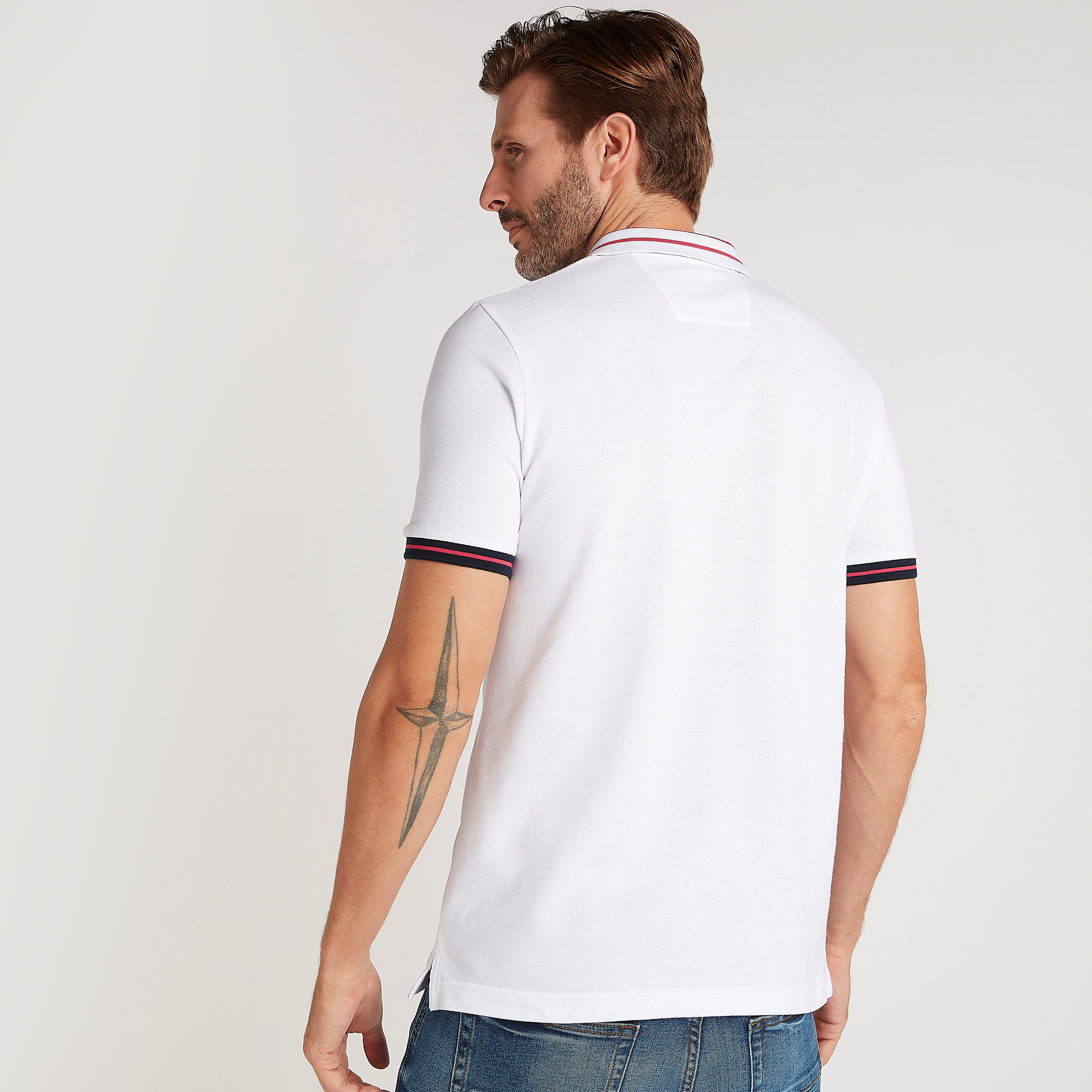تيشيرت بولو مطرز بأكمام قصيرة-men-clothing-tshirtsandpolos-polos-image-4
