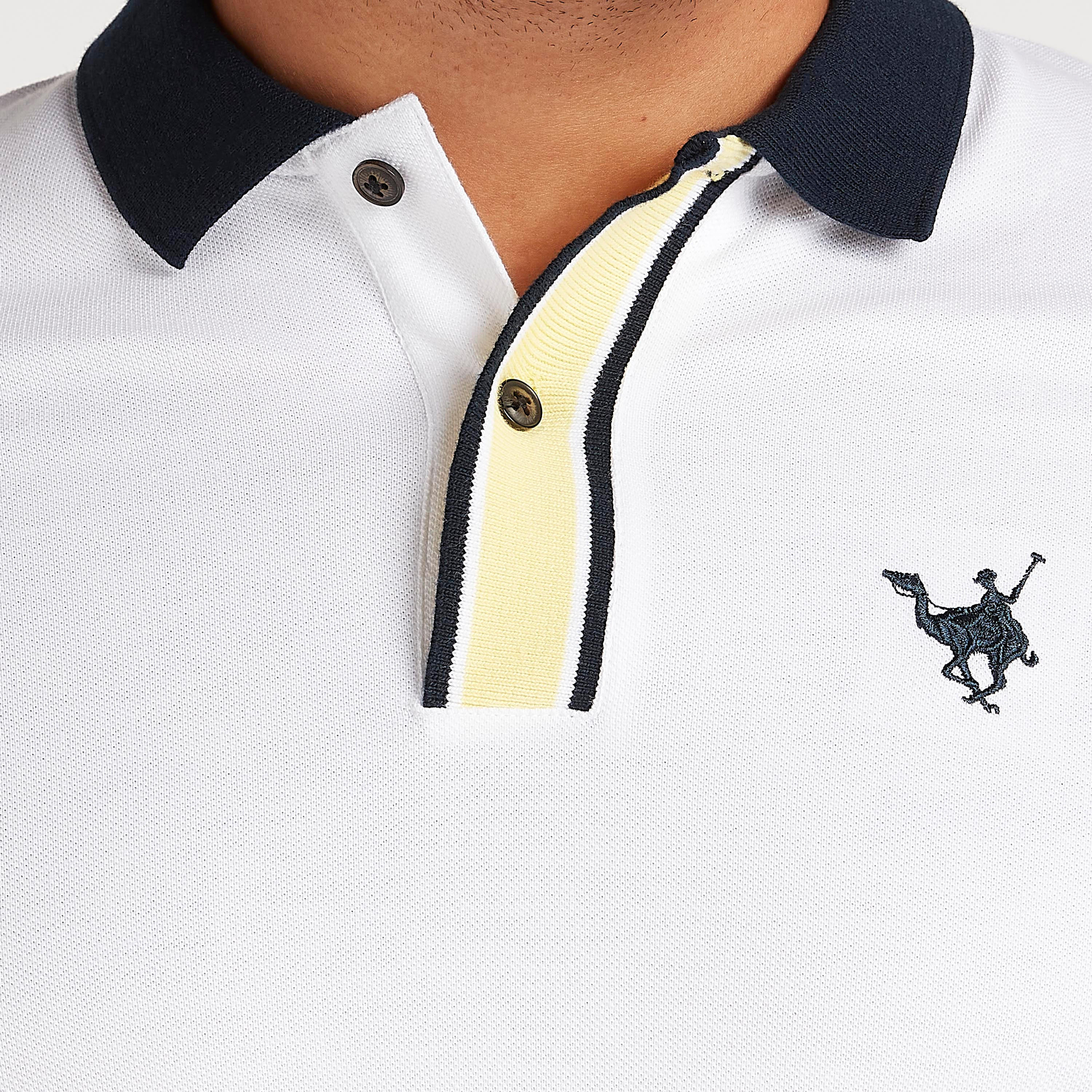 تيشيرت بولو مطرز بأكمام قصيرة-men-clothing-tshirtsandpolos-polos-image-3