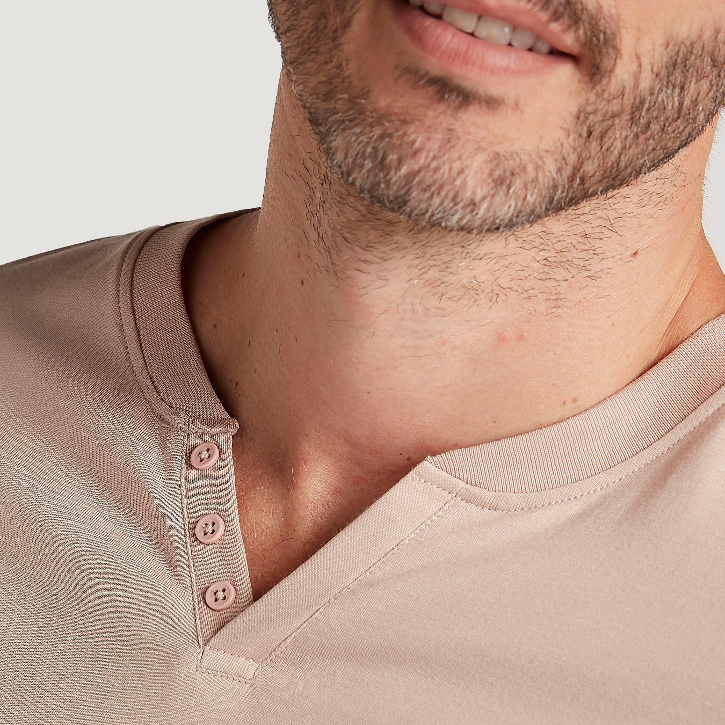 Solid T-shirt with Henley Neck and Short Sleeves-men-clothing-tshirtsandpolos-tshirts-image-3
