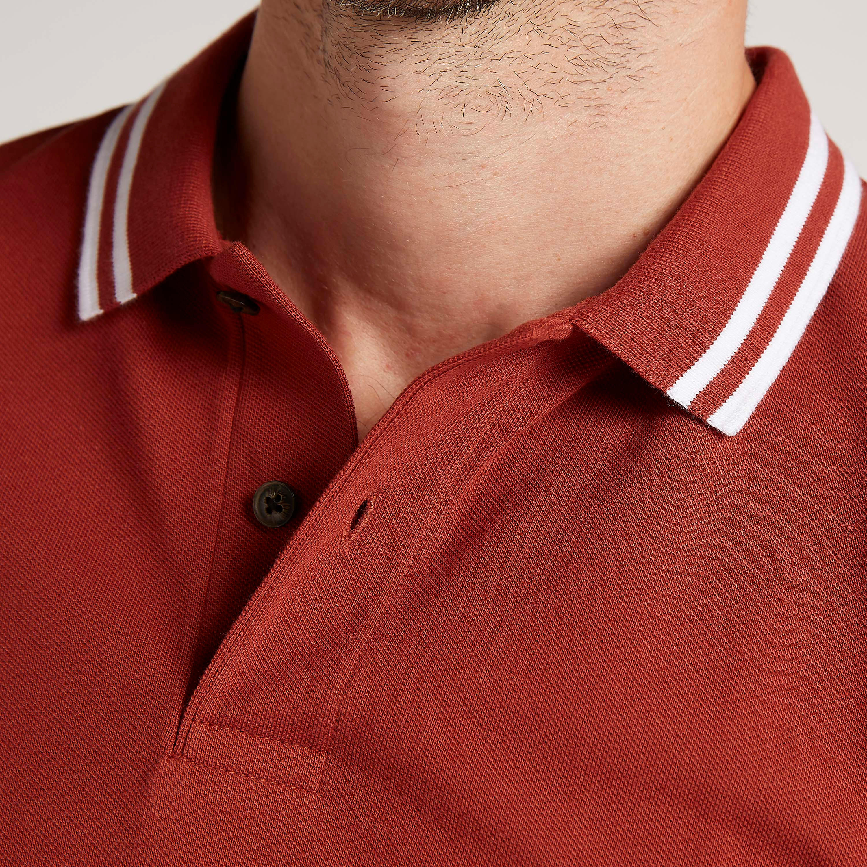 Solid Polo T-shirt with Short Sleeves-men-clothing-tshirtsandpolos-polos-image-5