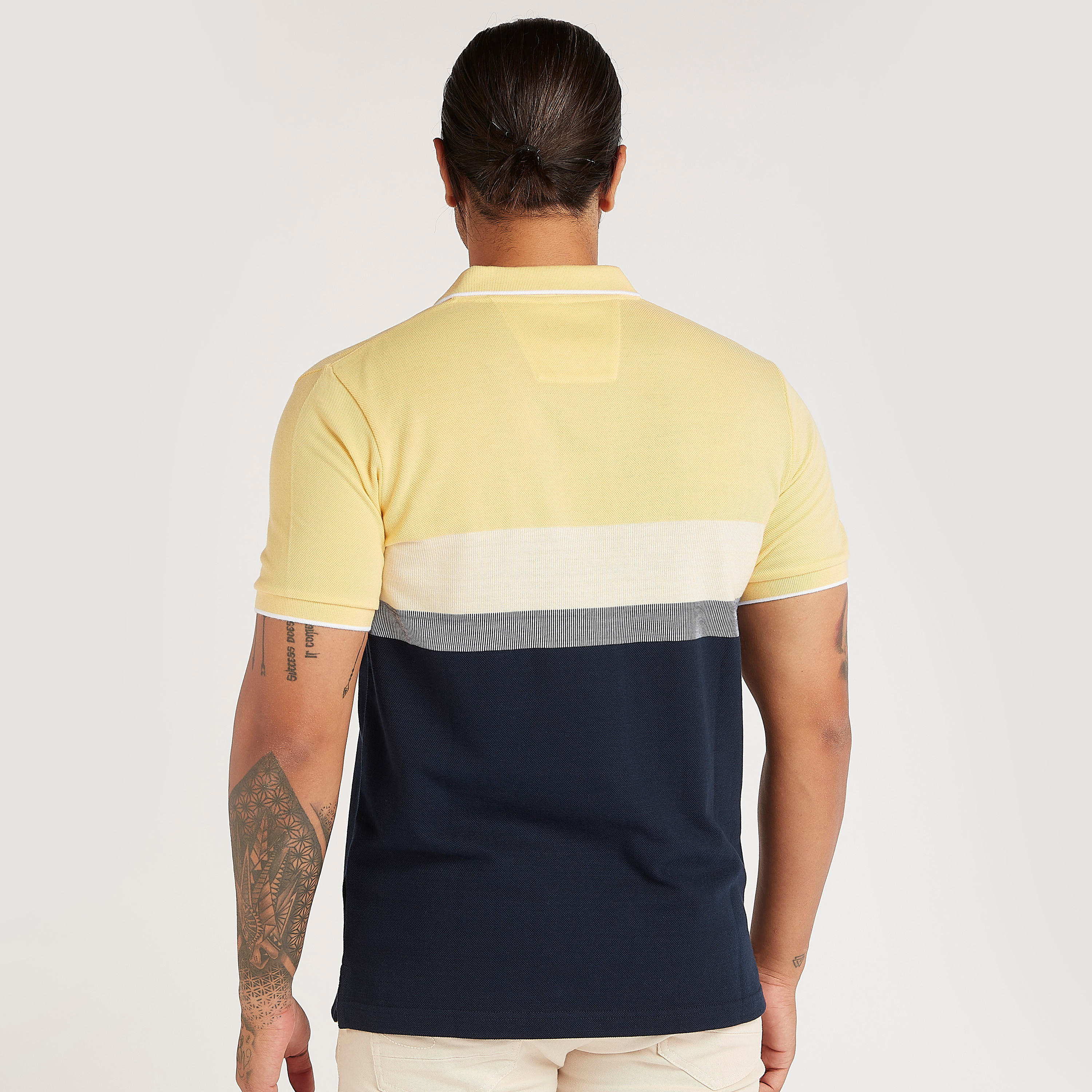 Striped Polo T-shirt with Short Sleeves-men-clothing-tshirtsandpolos-polos-image-4
