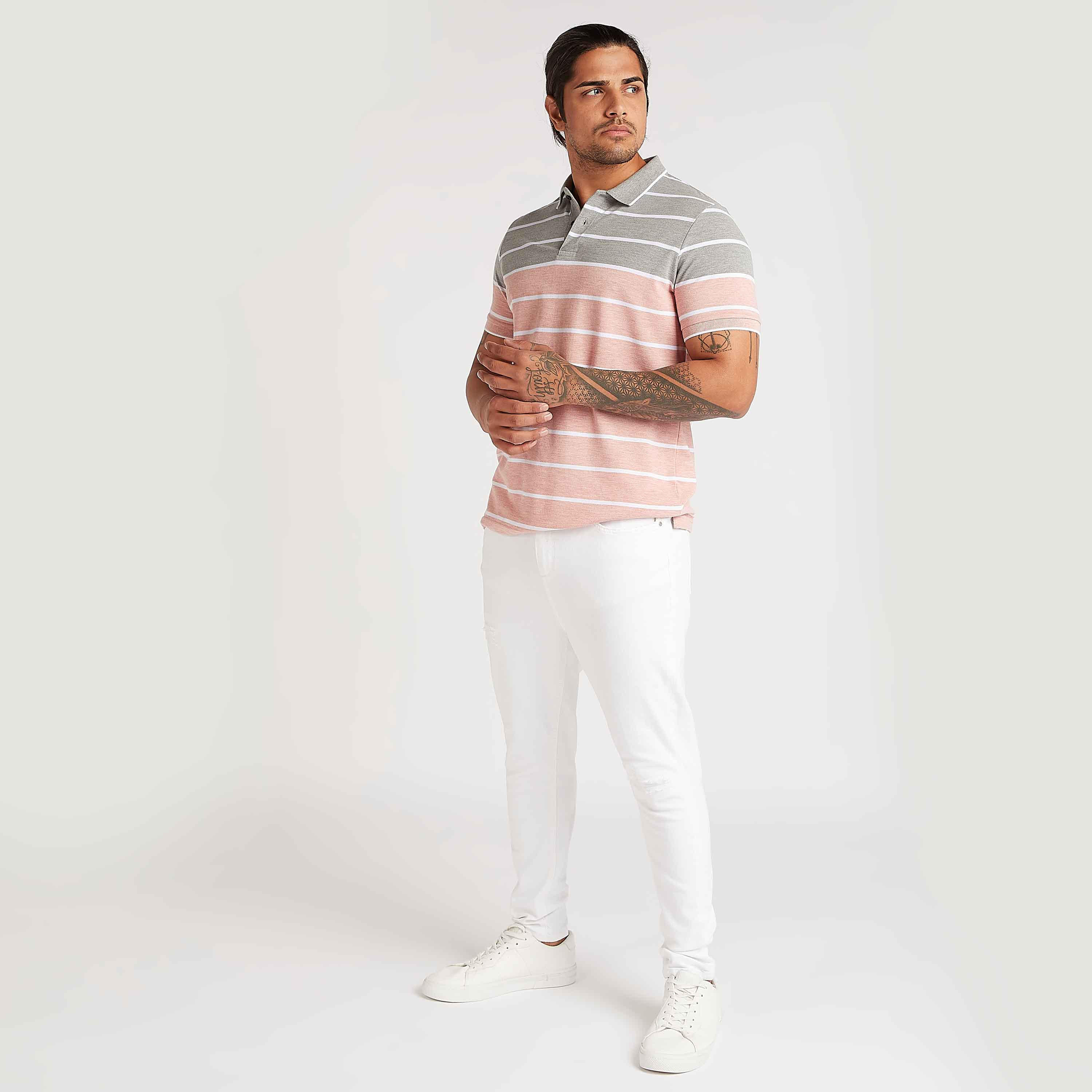 تيشيرت بولو مخطّط بأكمام قصيرة-men-clothing-tshirtsandpolos-polos-image-5
