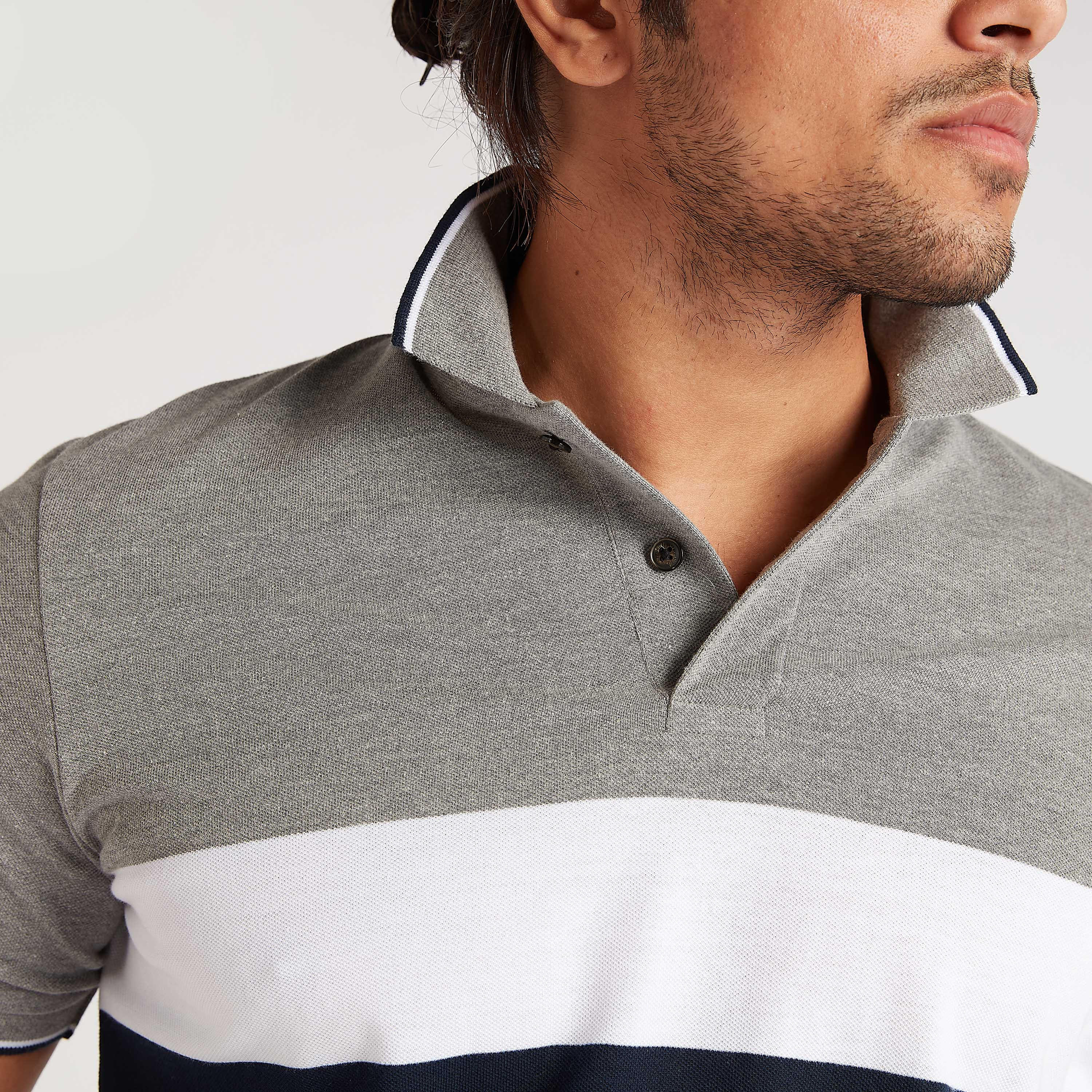 تيشيرت بولو مخطّط بأكمام قصيرة-men-clothing-tshirtsandpolos-polos-image-3