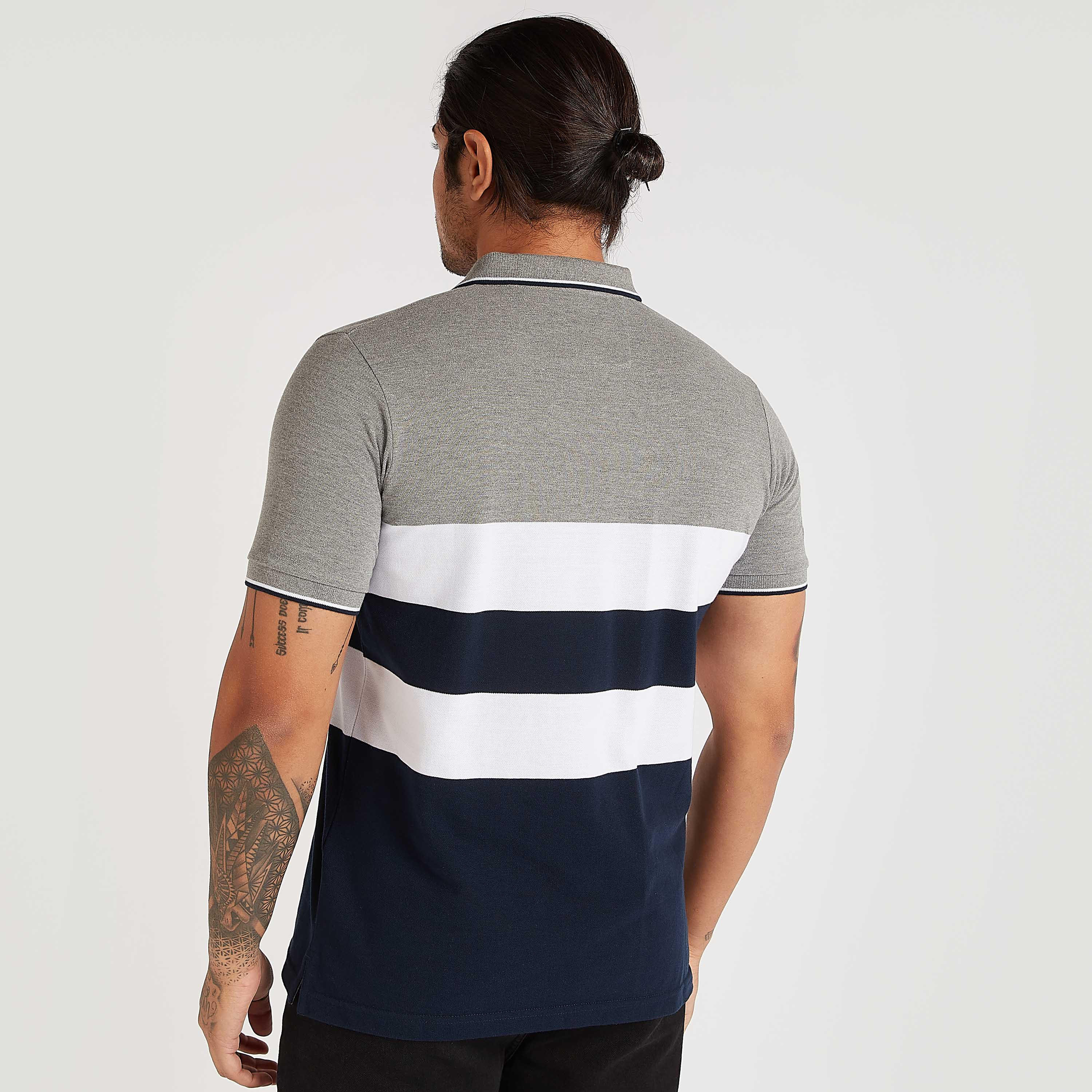 تيشيرت بولو مخطّط بأكمام قصيرة-men-clothing-tshirtsandpolos-polos-image-4