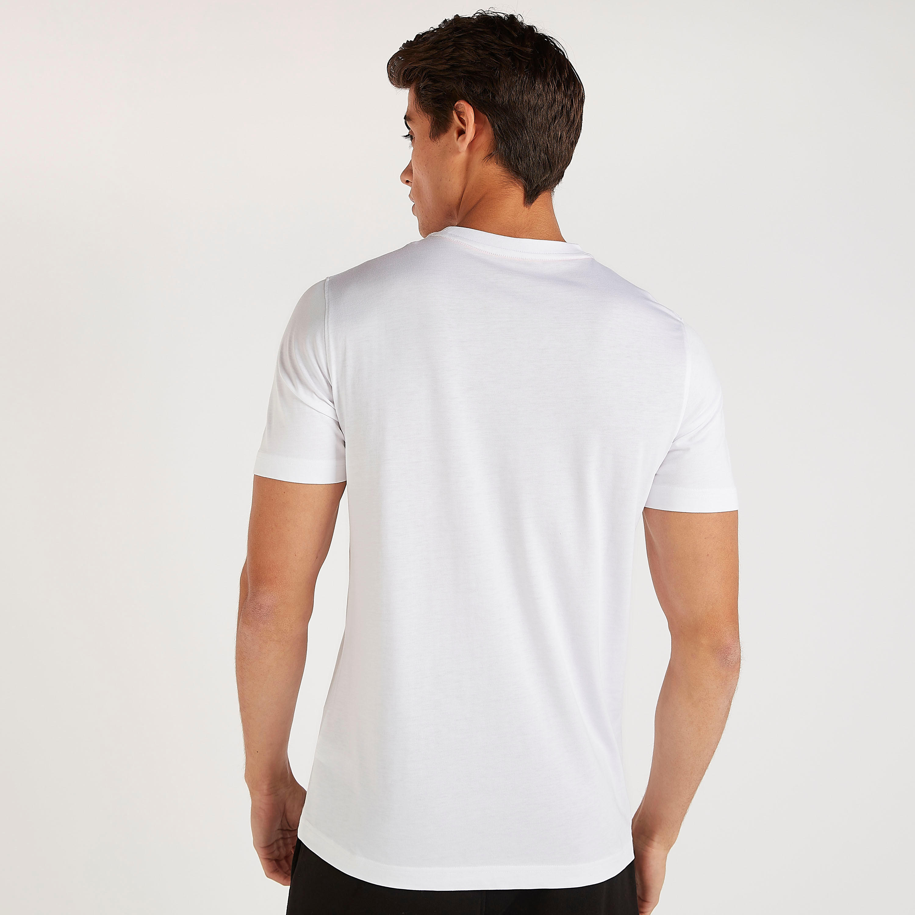 Printed T-shirt with Crew Neck and Short Sleeves-men-clothing-tshirtsandpolos-tshirts-image-4