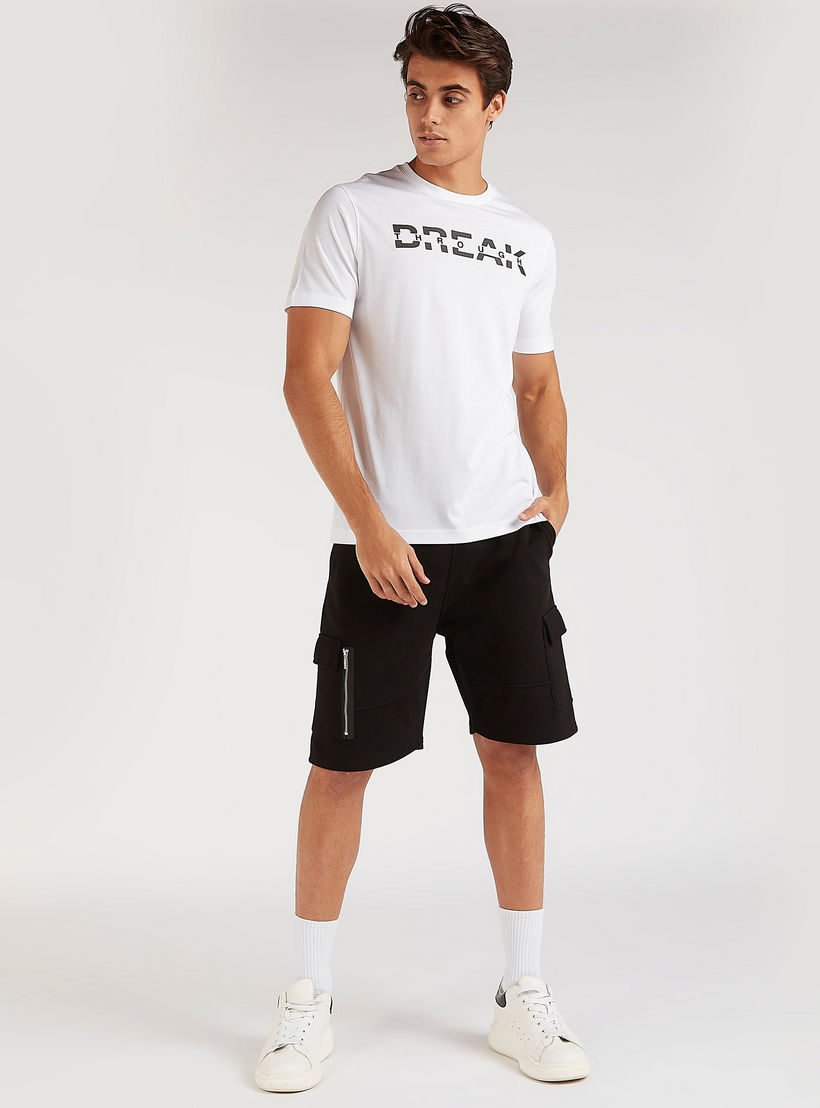 Printed T-shirt with Short Sleeves and Crew Neck-men-clothing-tshirtsandpolos-tshirts-image-3