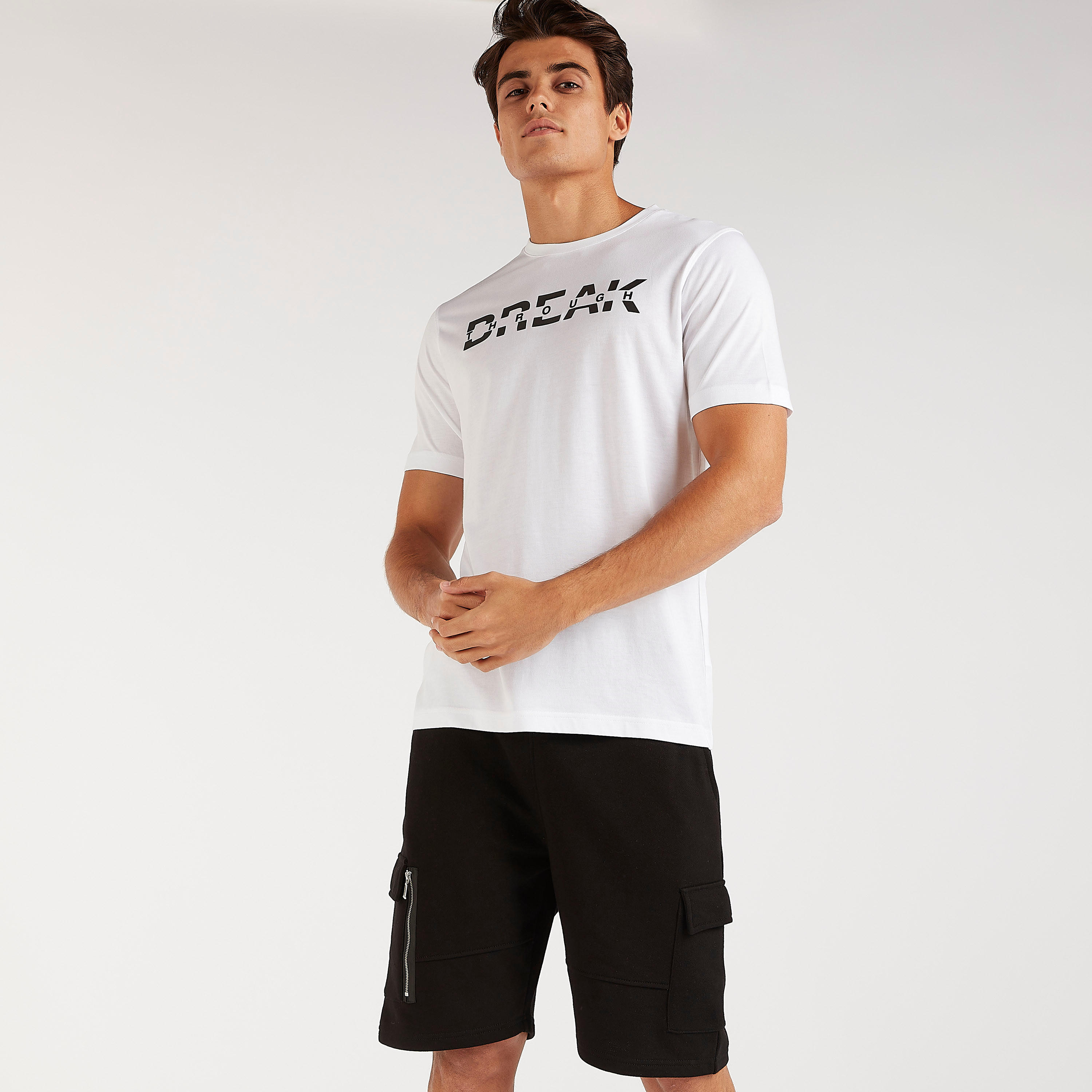 Printed T-shirt with Short Sleeves and Crew Neck-men-clothing-tshirtsandpolos-tshirts-image-4