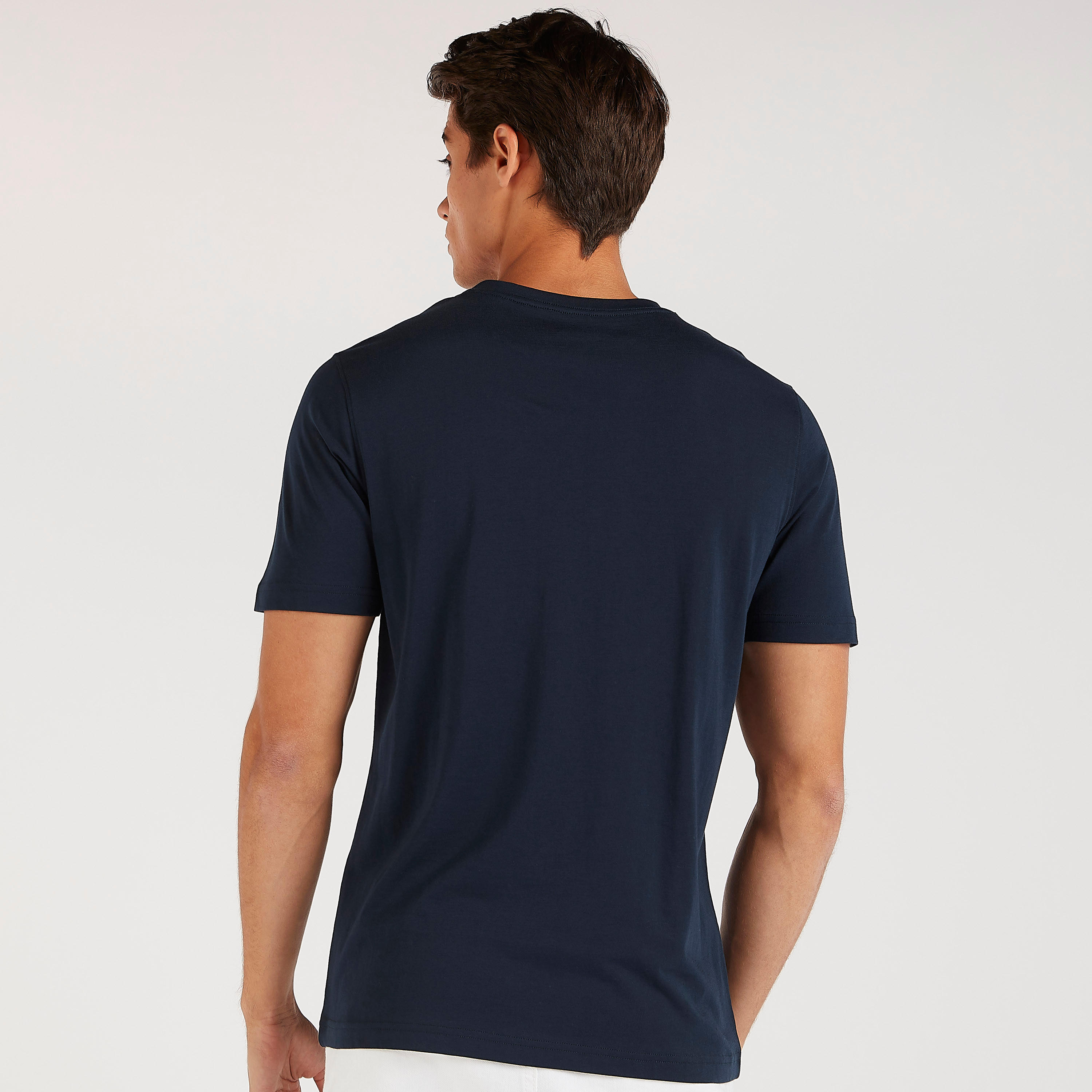 Typographic Print Crew Neck T-shirt with Short Sleeves-men-clothing-tshirtsandpolos-tshirts-image-4