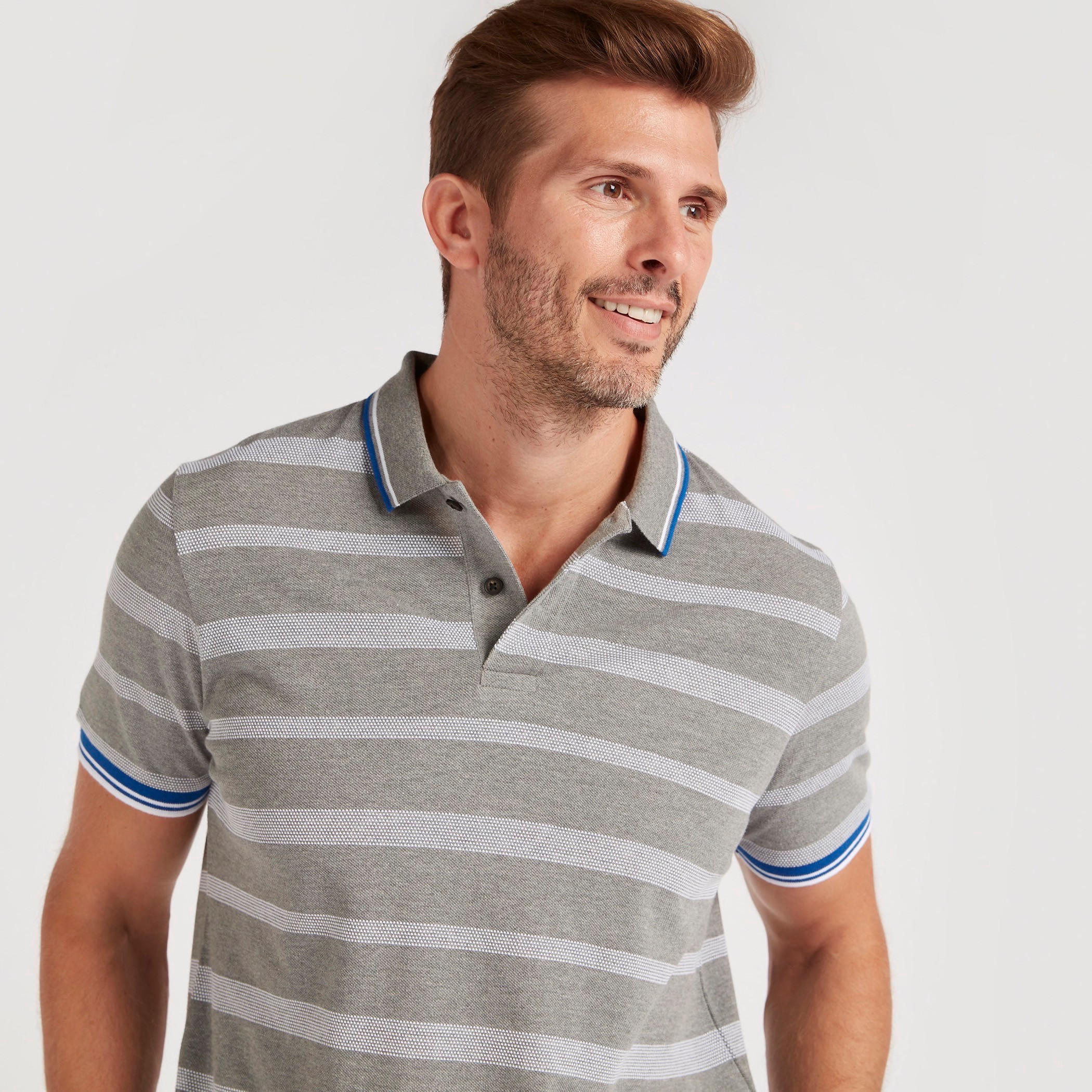 تيشيرت بولو مخطّط بأكمام قصيرة-men-clothing-tshirtsandpolos-polos-image-4