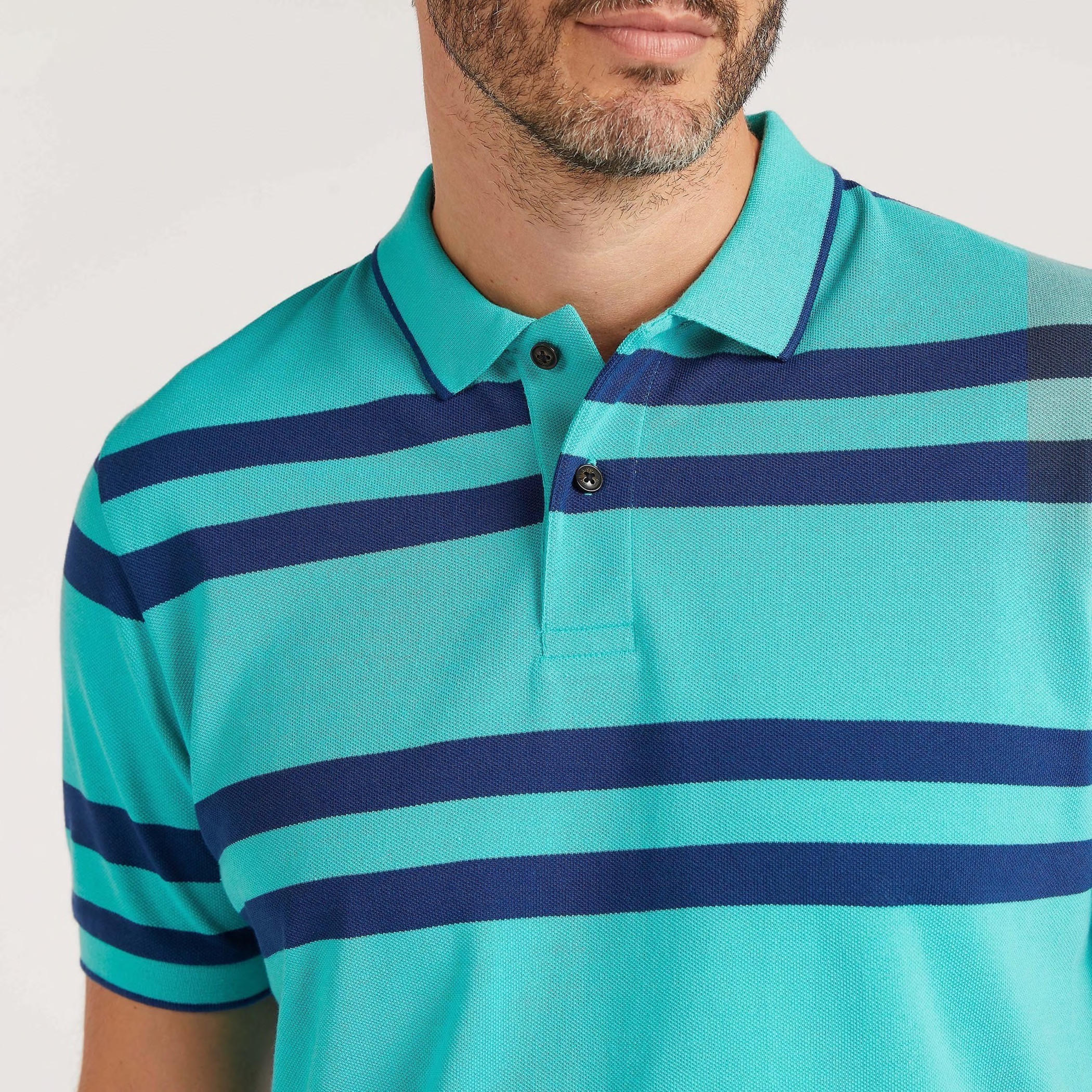 تيشيرت بولو مخطّط بأكمام قصيرة-men-clothing-tshirtsandpolos-polos-image-3