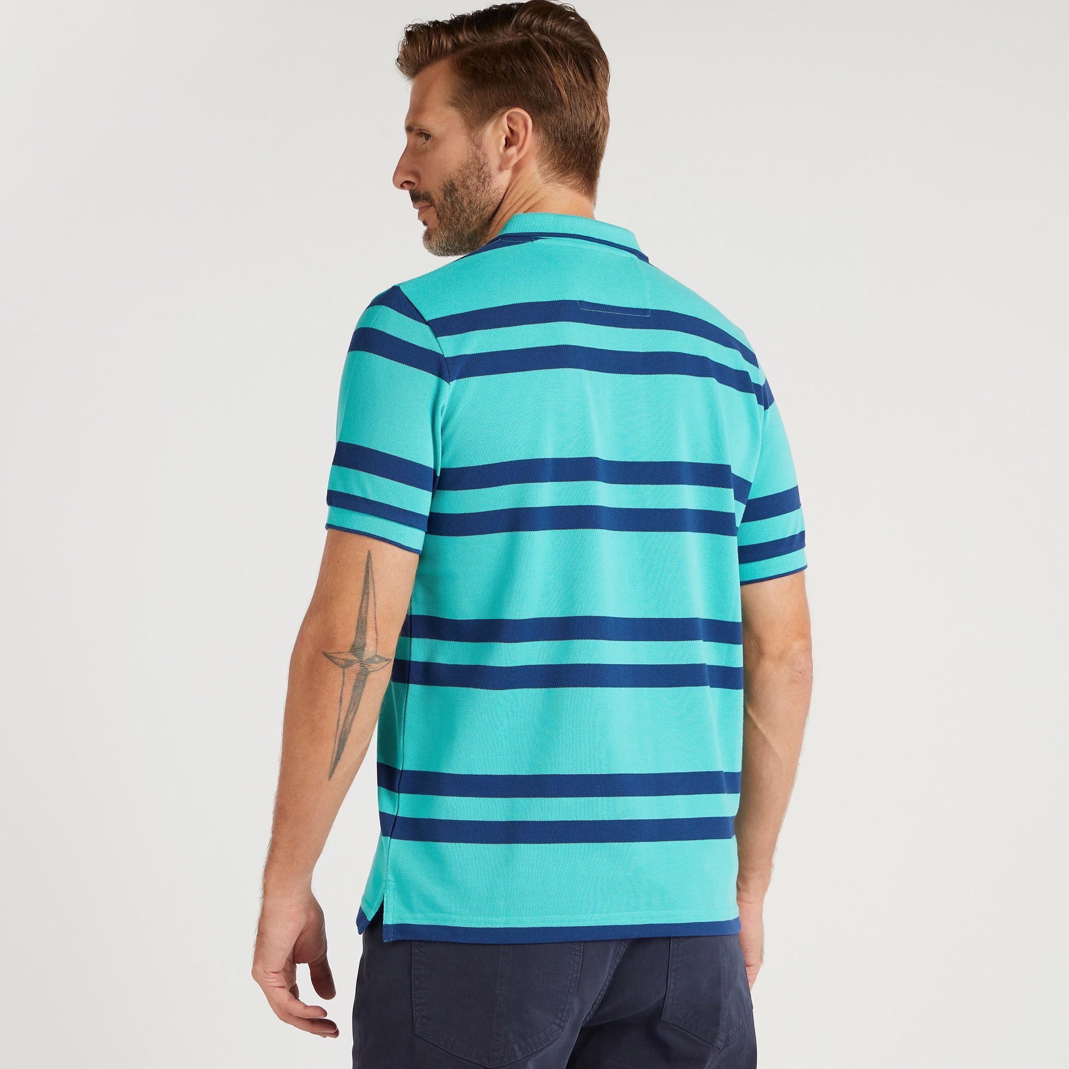 تيشيرت بولو مخطّط بأكمام قصيرة-men-clothing-tshirtsandpolos-polos-image-4