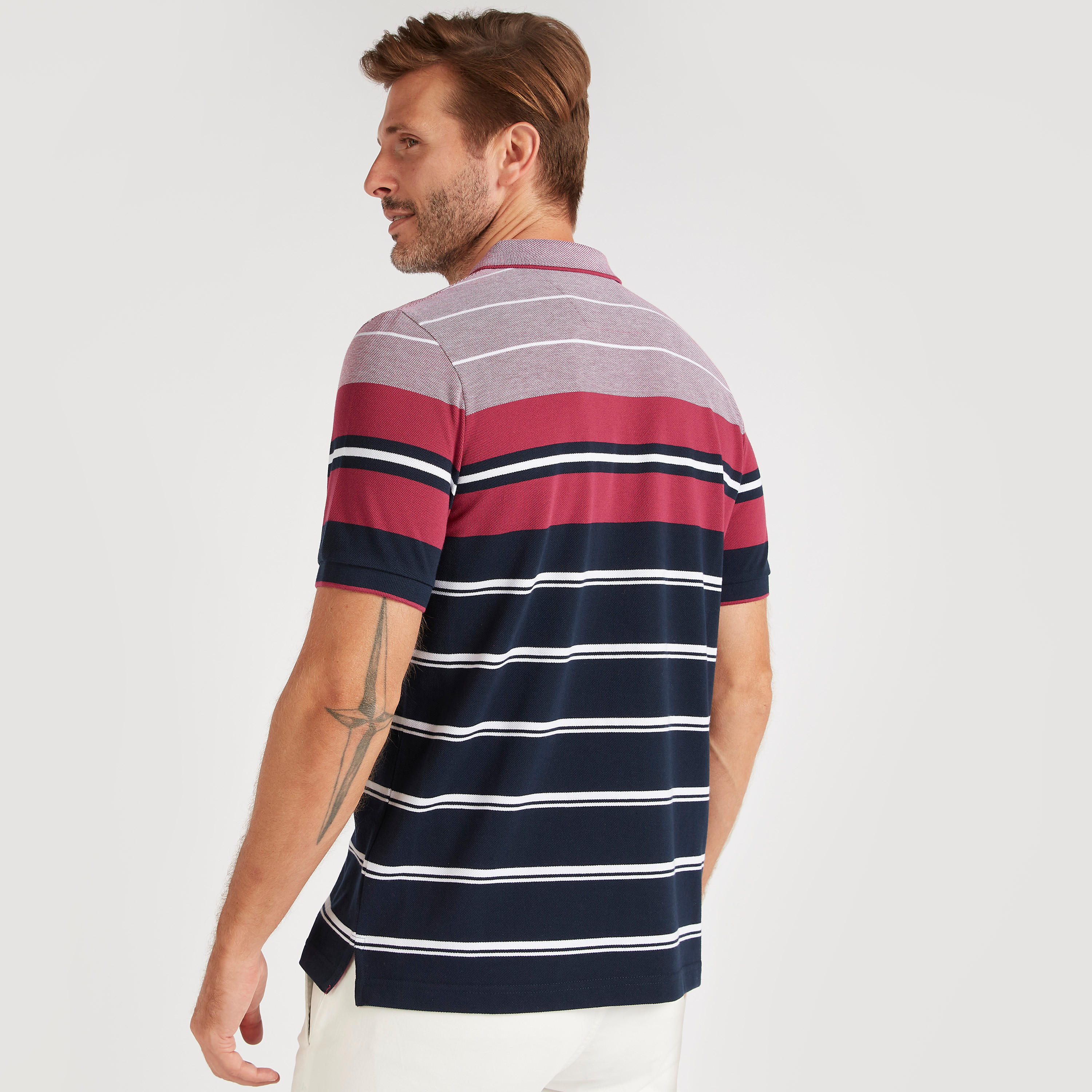 Stripe-Tipped Polo T-shirt with Short Sleeves-men-clothing-tshirtsandpolos-polos-image-4