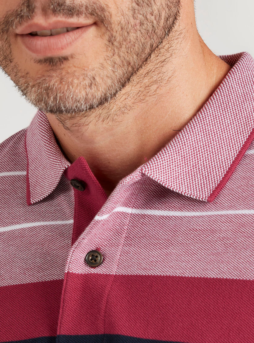 Stripe-Tipped Polo T-shirt with Short Sleeves-men-clothing-tshirtsandpolos-polos-image-6