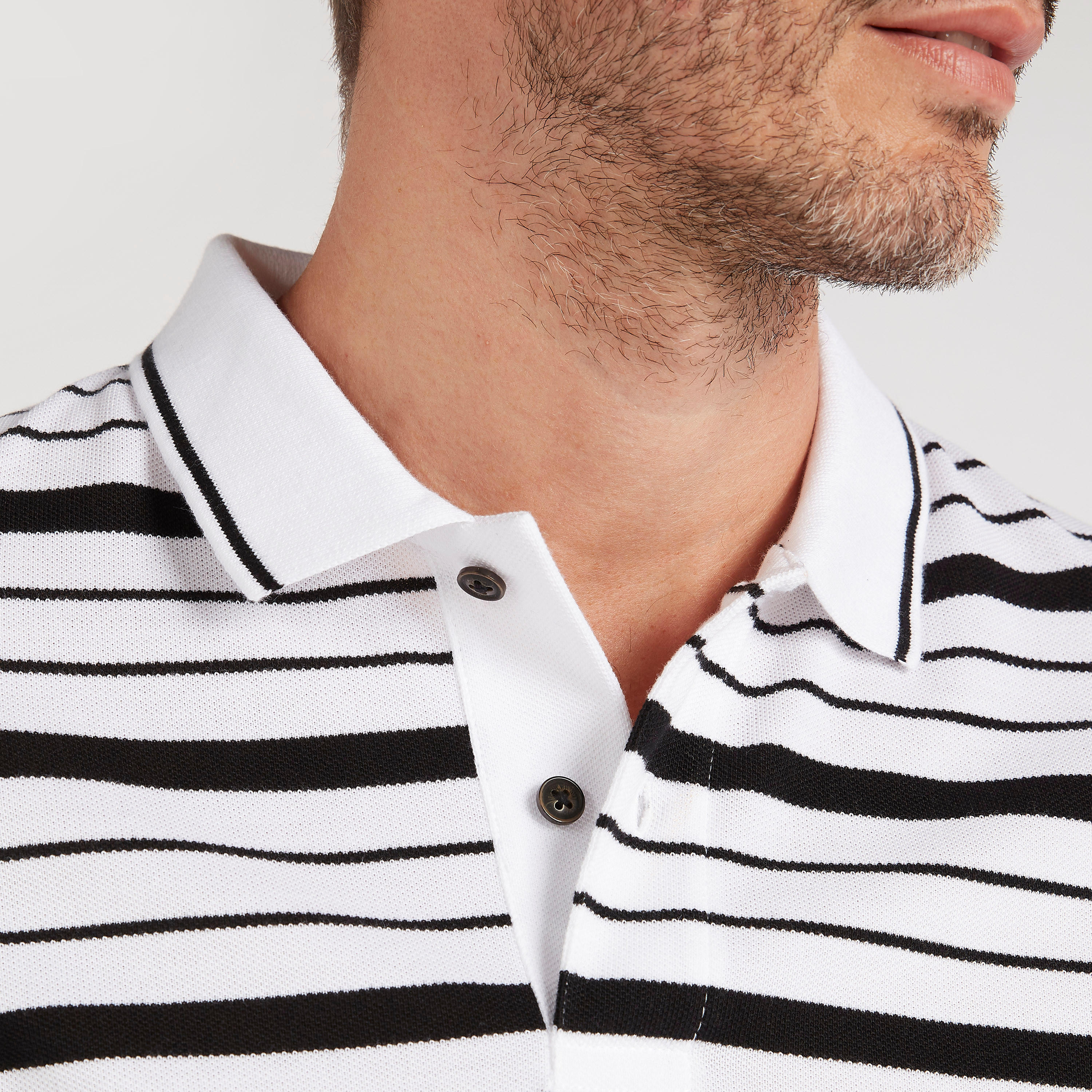 Striped Polo T-shirt with Short Sleeves-men-clothing-tshirtsandpolos-polos-image-7