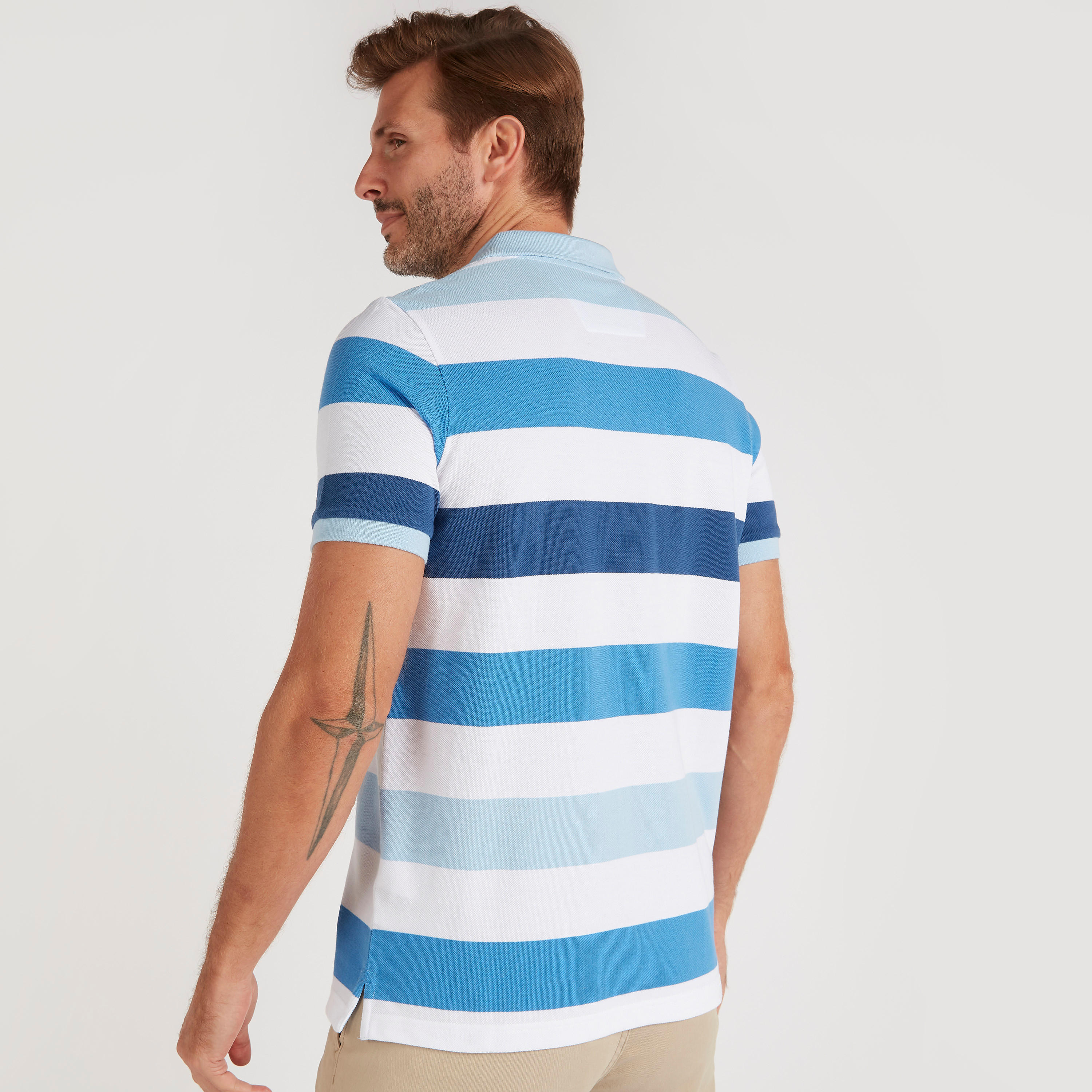تيشيرت بولو مخطّط بأكمام قصيرة-men-clothing-tshirtsandpolos-polos-image-4