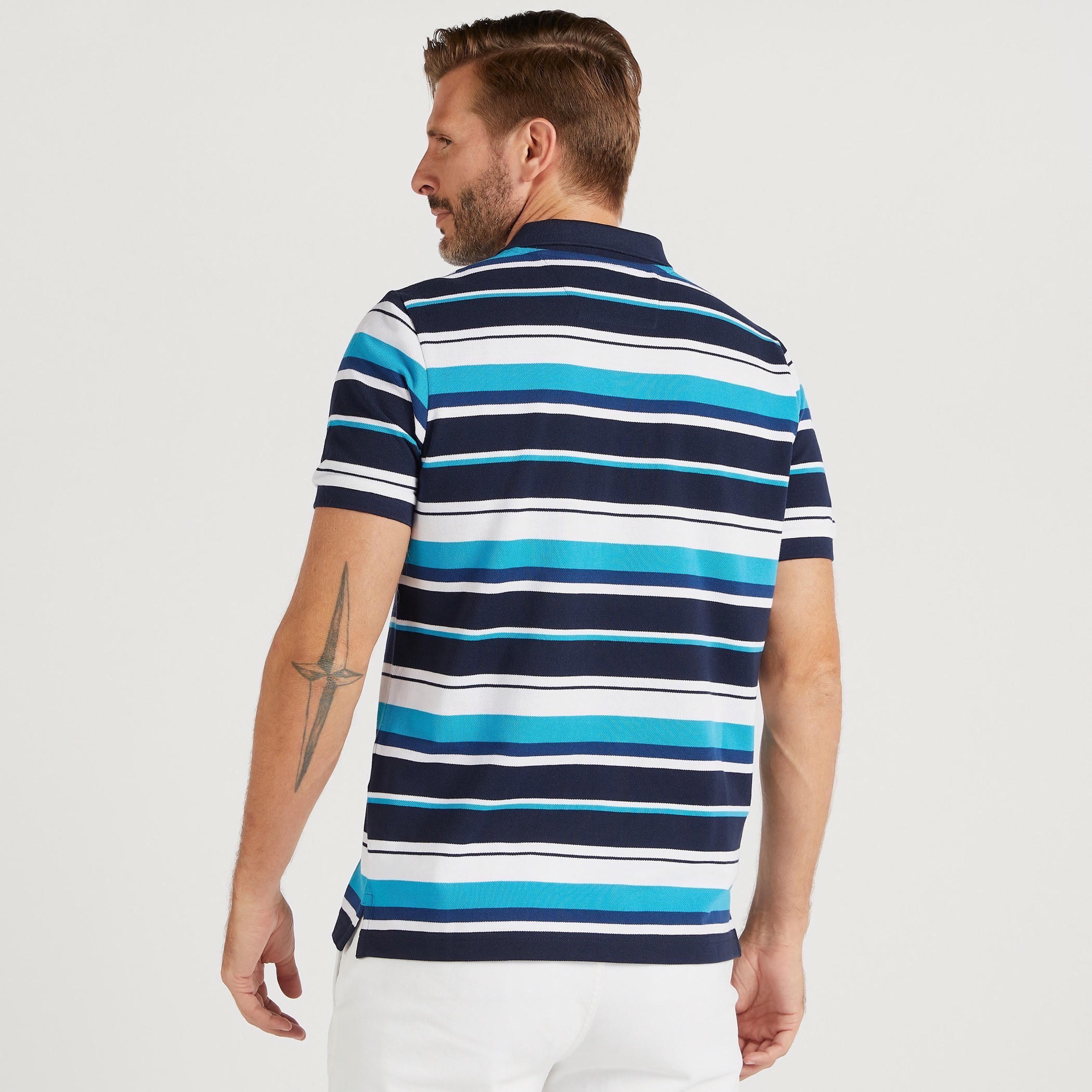 تيشيرت بولو مخطّط بأكمام قصيرة-men-clothing-tshirtsandpolos-polos-image-4