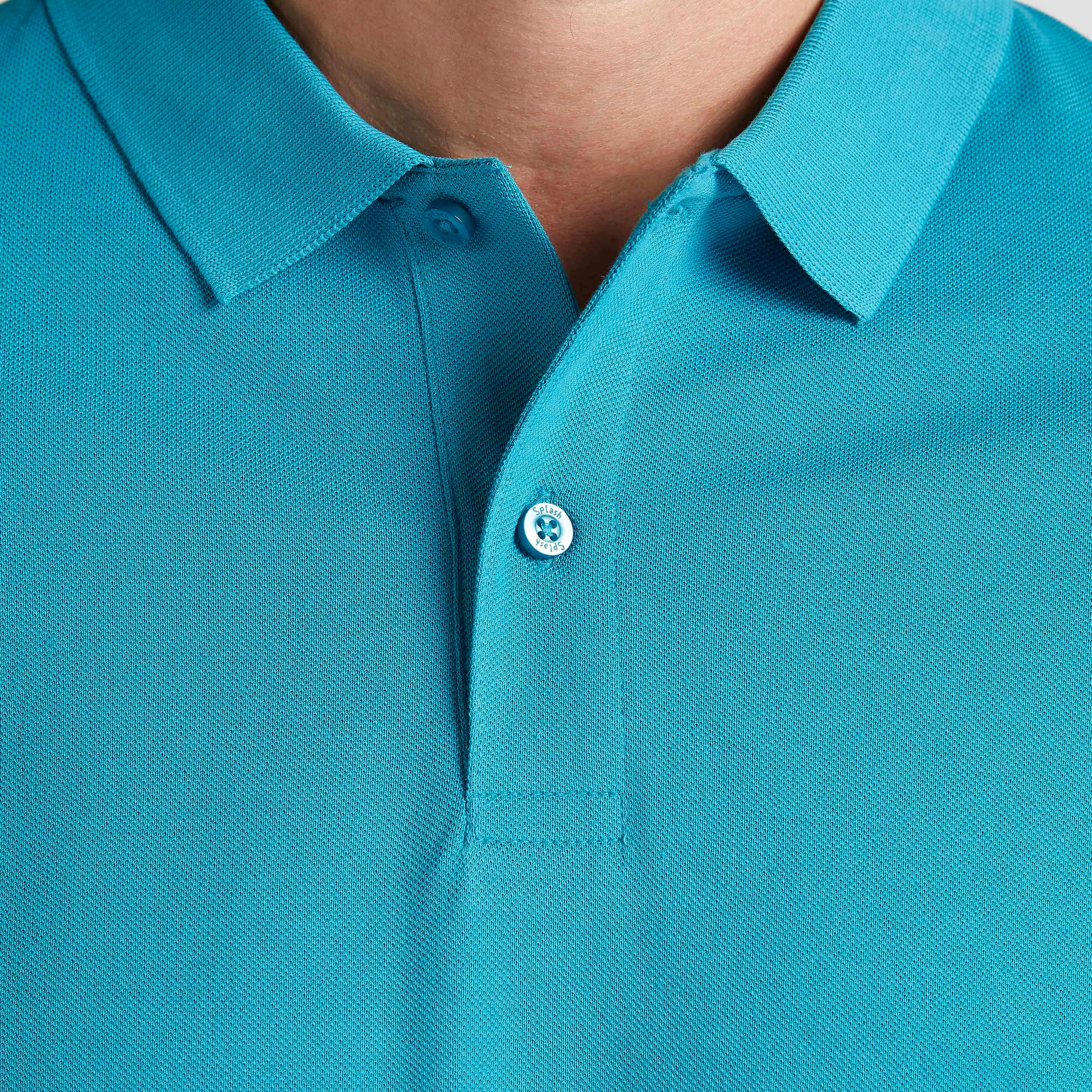 تيشيرت بولو سادة بأكمام قصيرة-men-clothing-tshirtsandpolos-polos-image-2