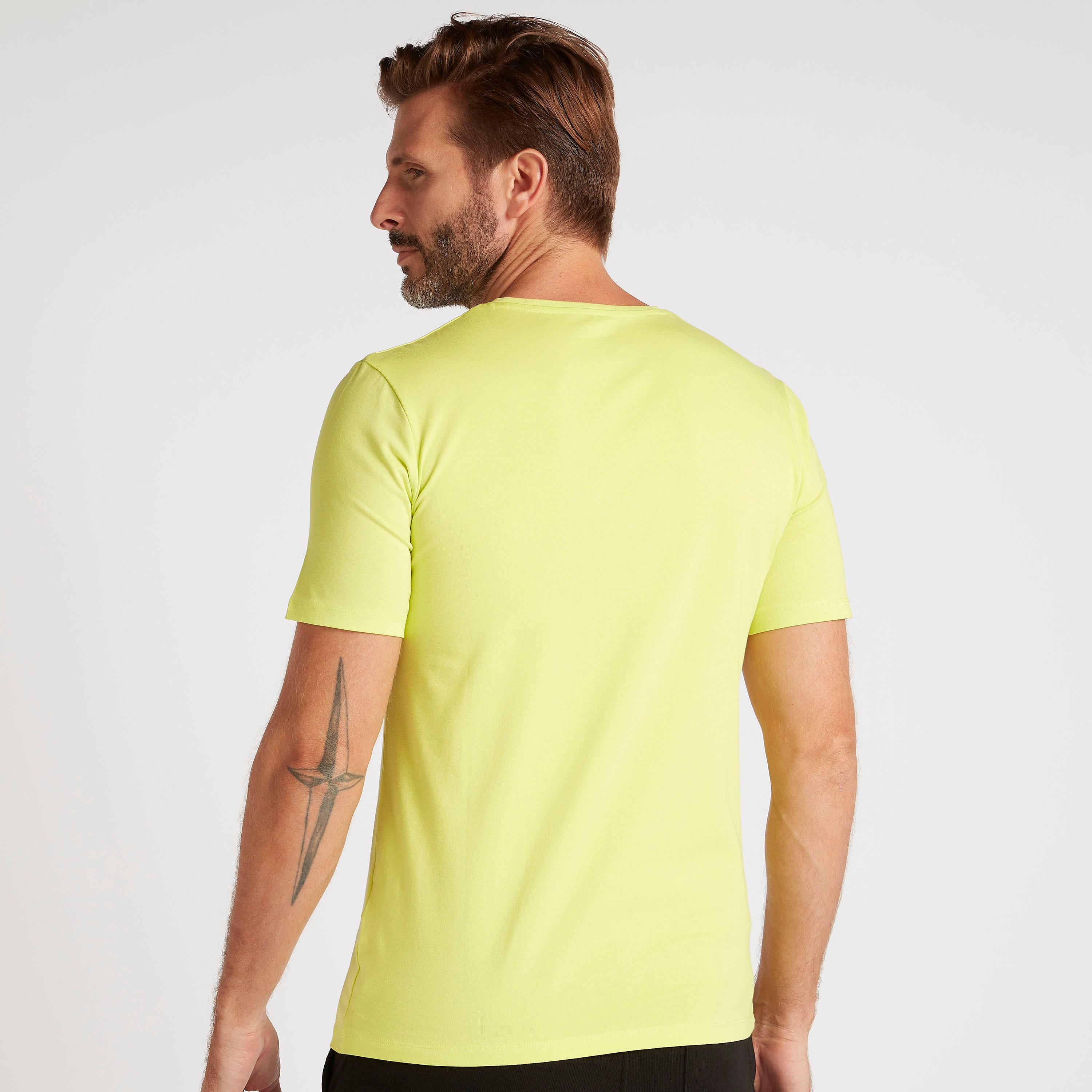 Solid T-shirt with Short Sleeves and Crew Neck-men-clothing-tshirtsandpolos-tshirts-image-4