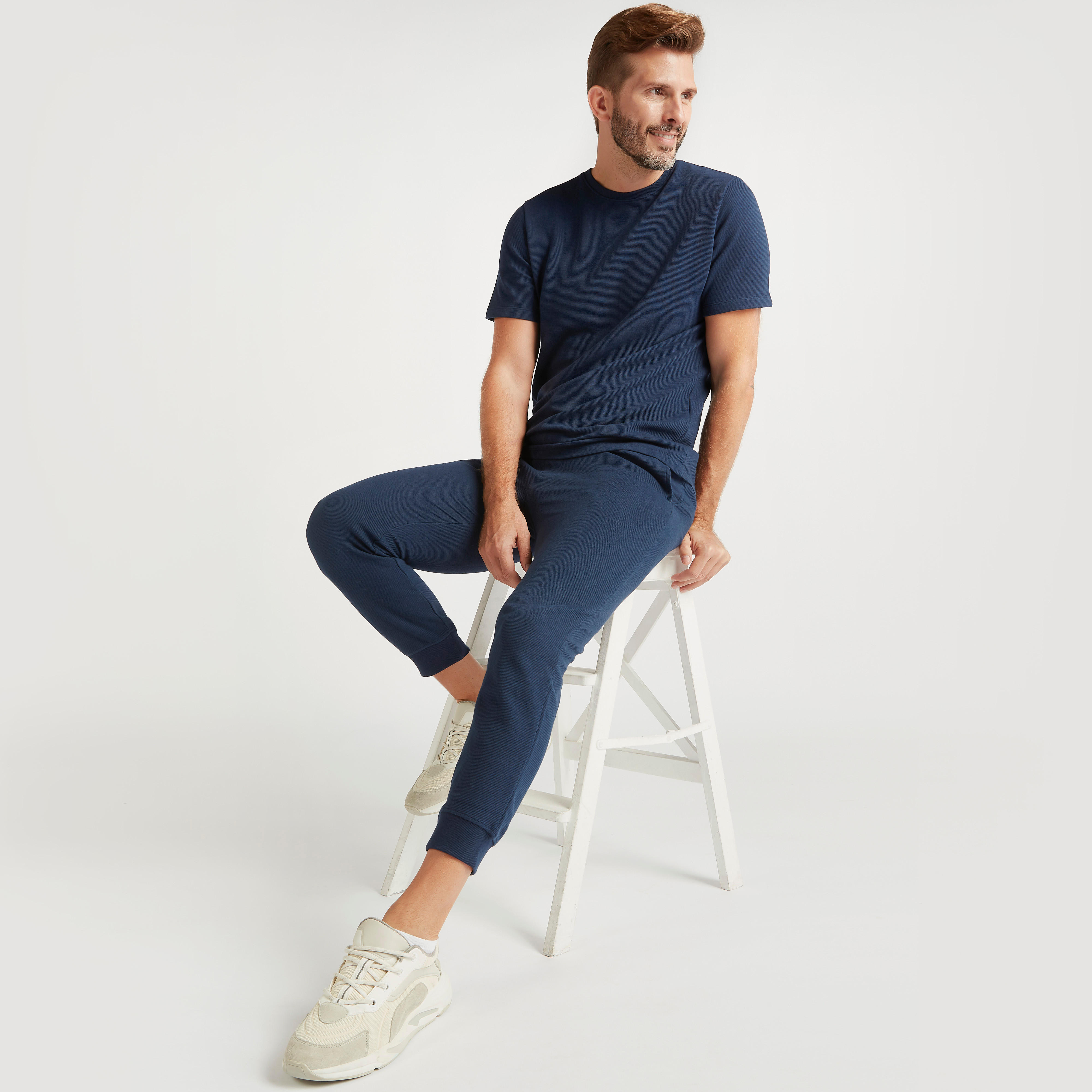 Solid Joggers with Drawstring and Pockets-men-clothing-bottoms-joggers-image-2