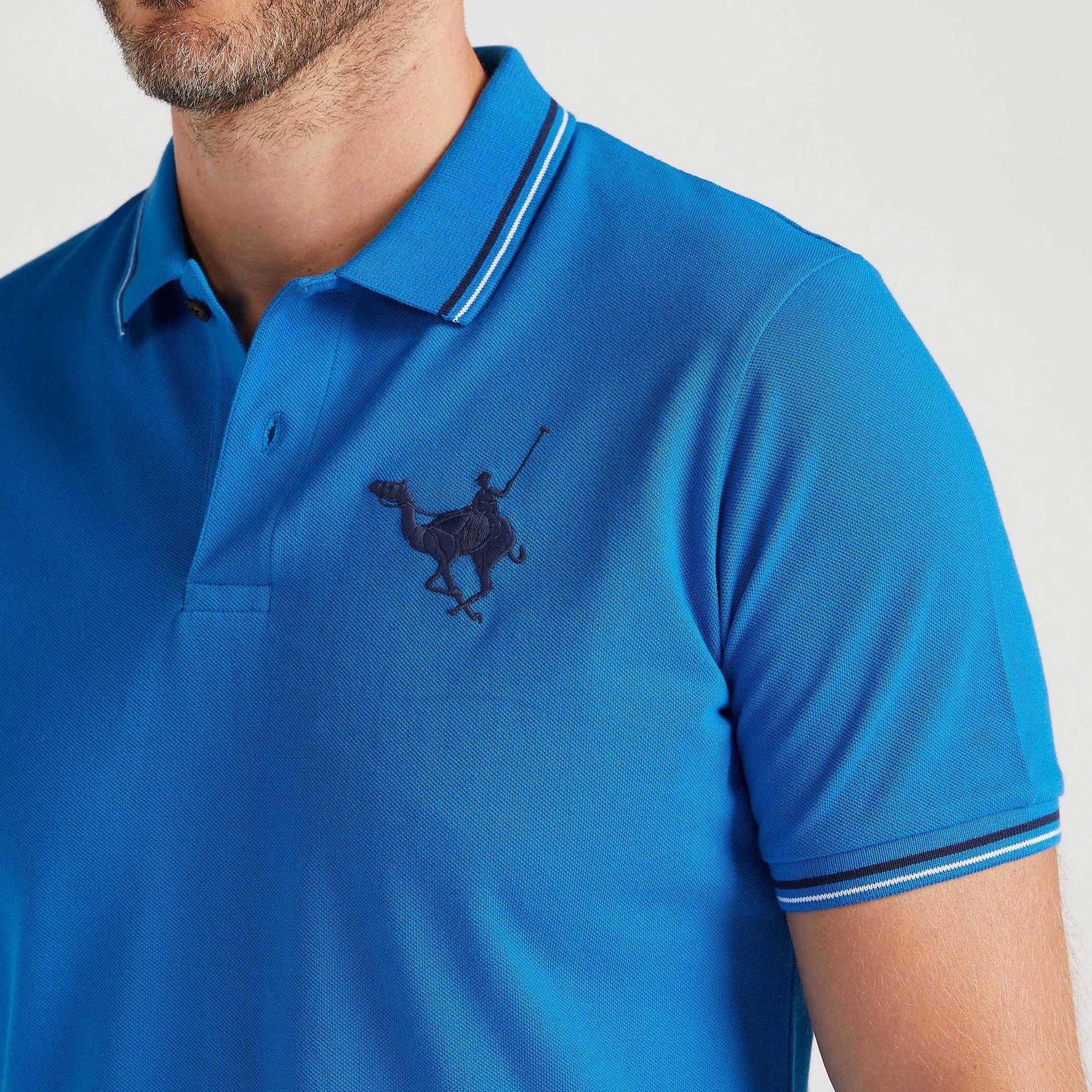 تيشيرت بولو سادة بأكمام قصيرة-men-clothing-tshirtsandpolos-polos-image-2