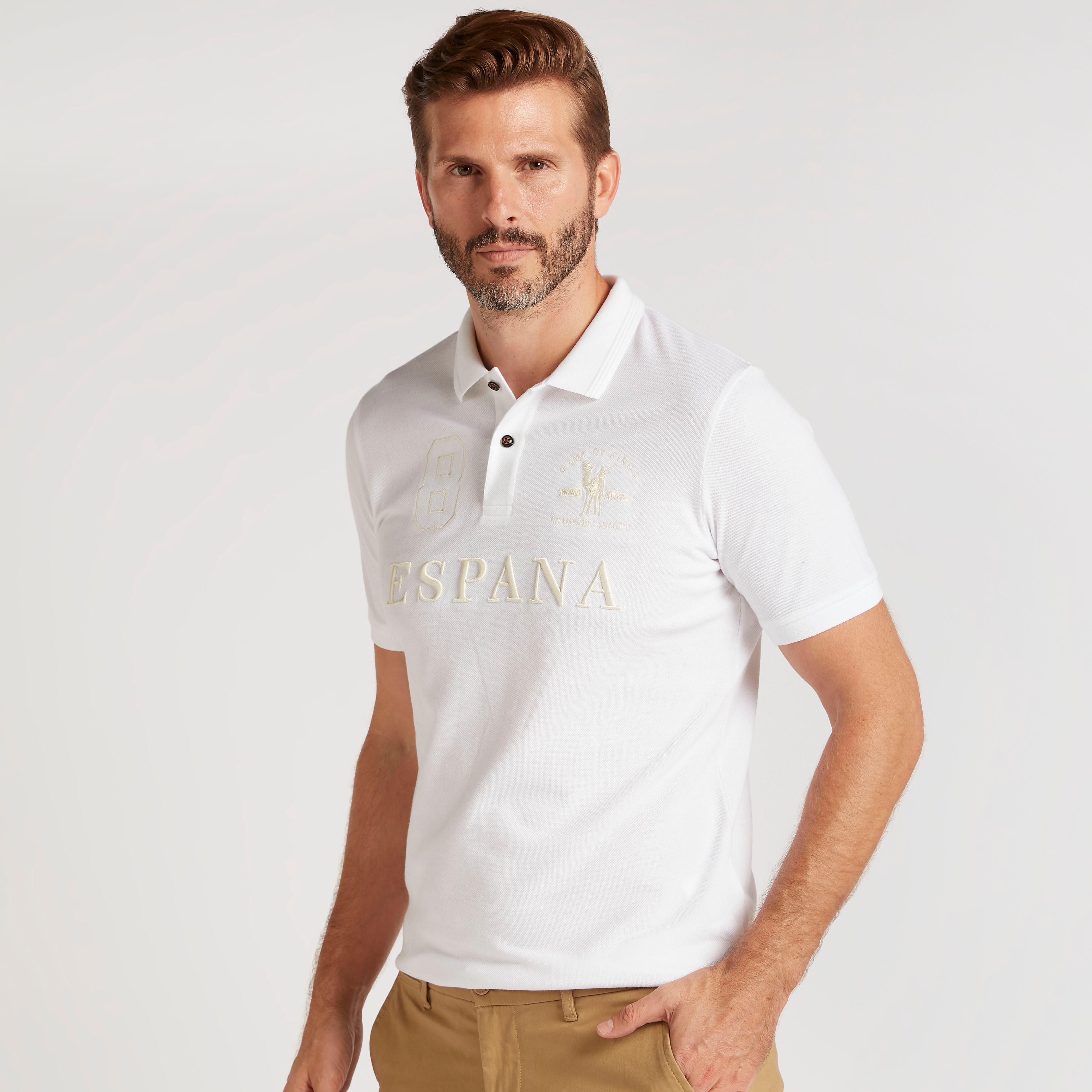 تيشيرت بولو مطرّز بأكمام قصيرة-men-clothing-tshirtsandpolos-polos-image-1
