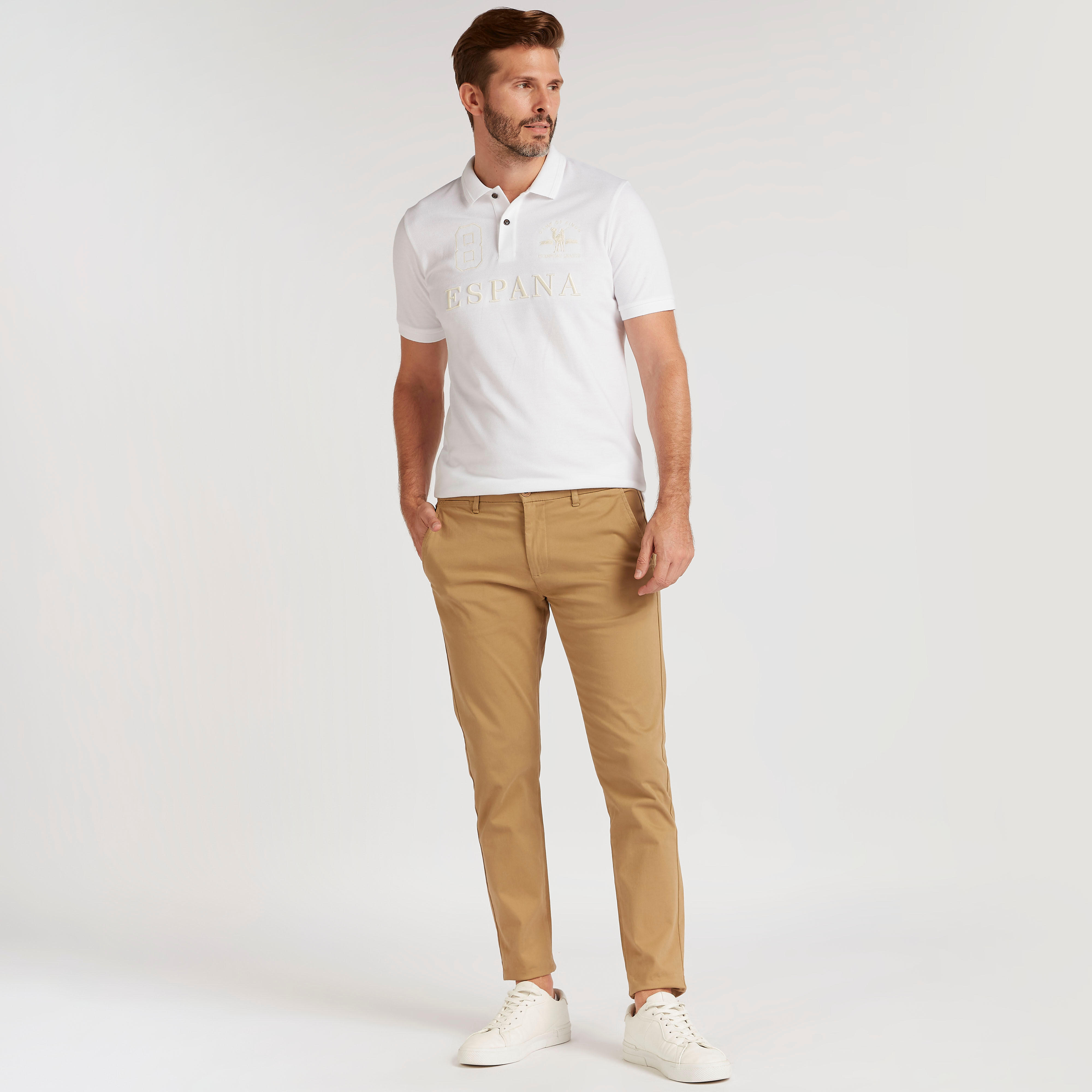 تيشيرت بولو مطرّز بأكمام قصيرة-men-clothing-tshirtsandpolos-polos-image-2