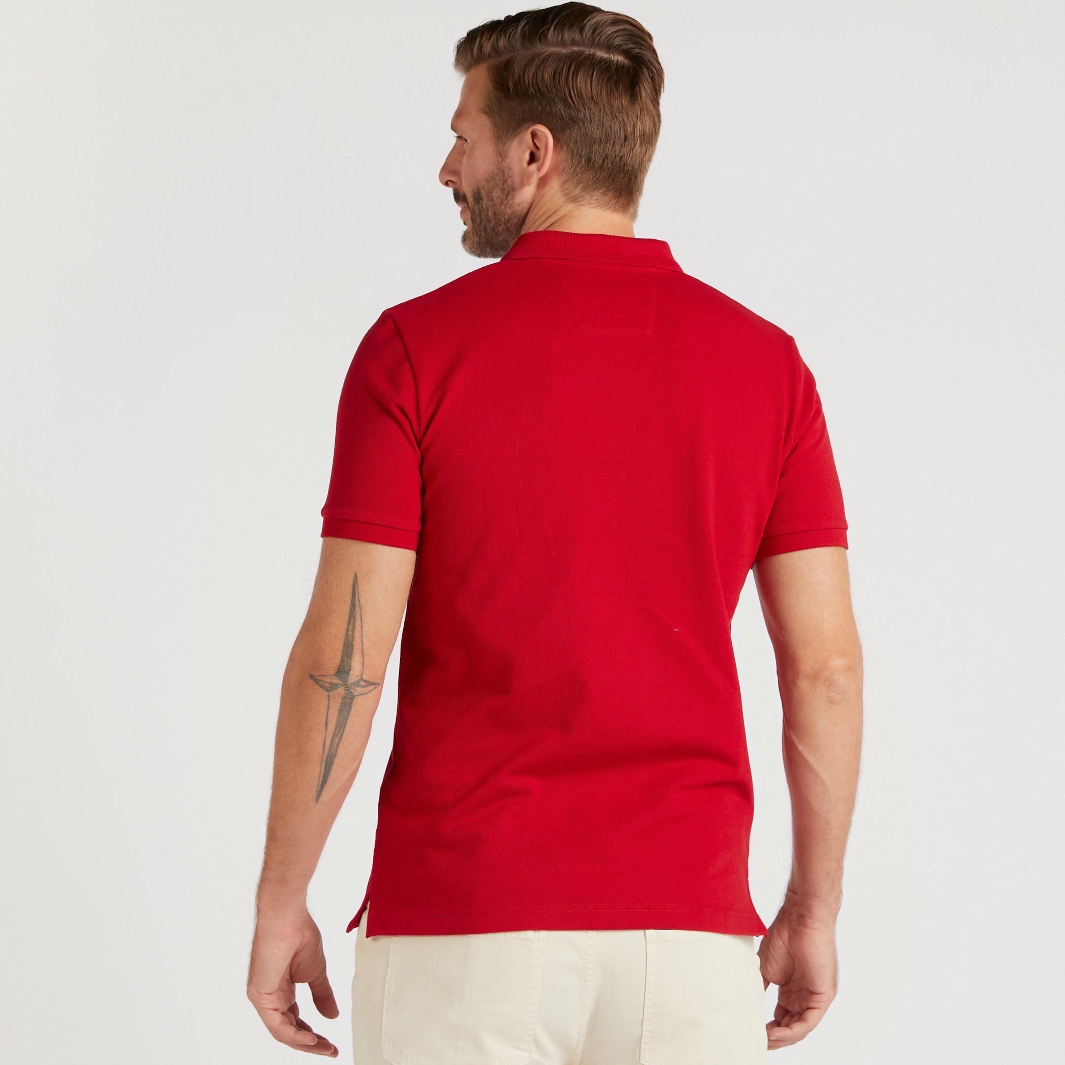 تيشيرت بولو مطرّز بأكمام قصيرة-men-clothing-tshirtsandpolos-polos-image-4