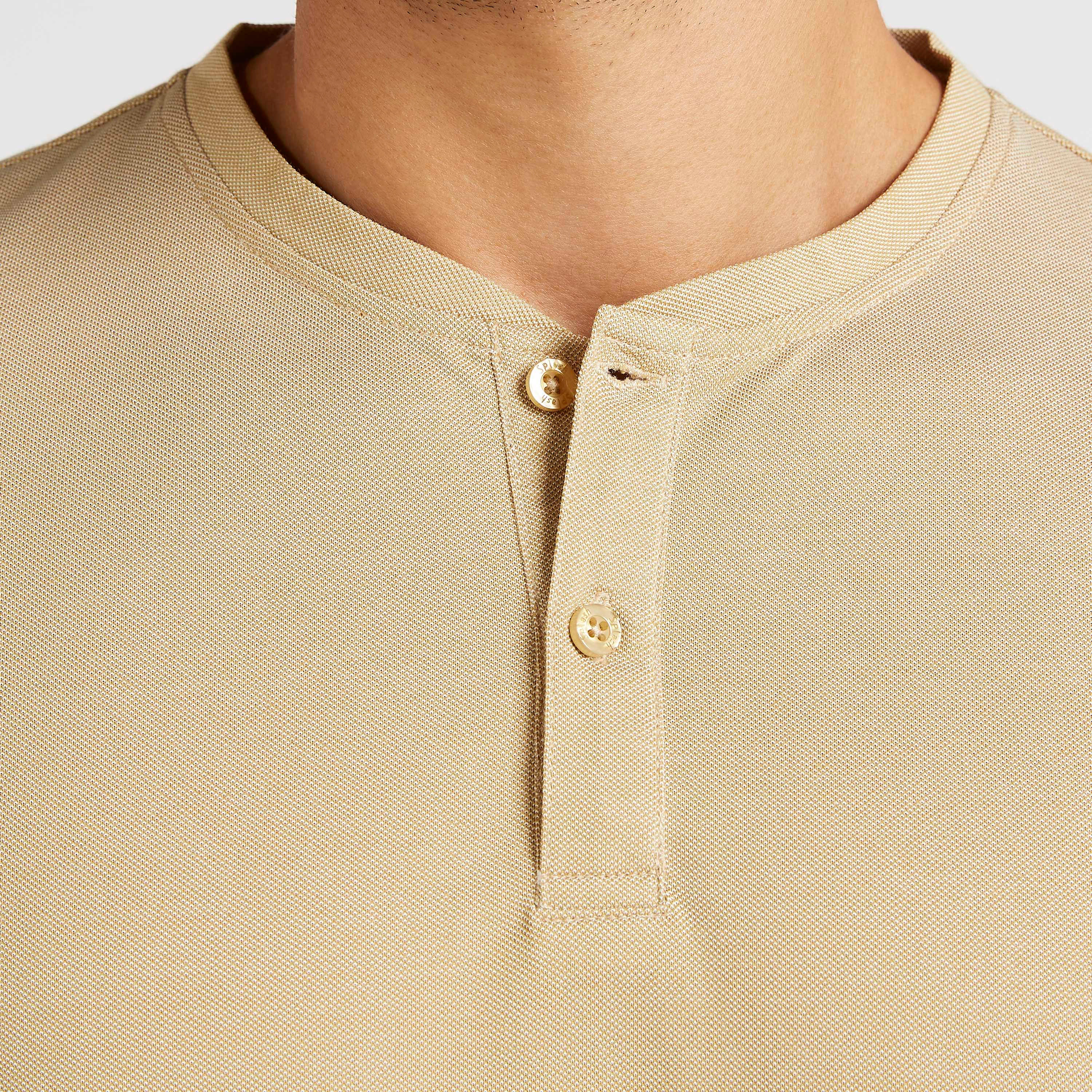 Solid T-shirt with Henley Neck and Short Sleeves-men-clothing-tshirtsandpolos-tshirts-image-3
