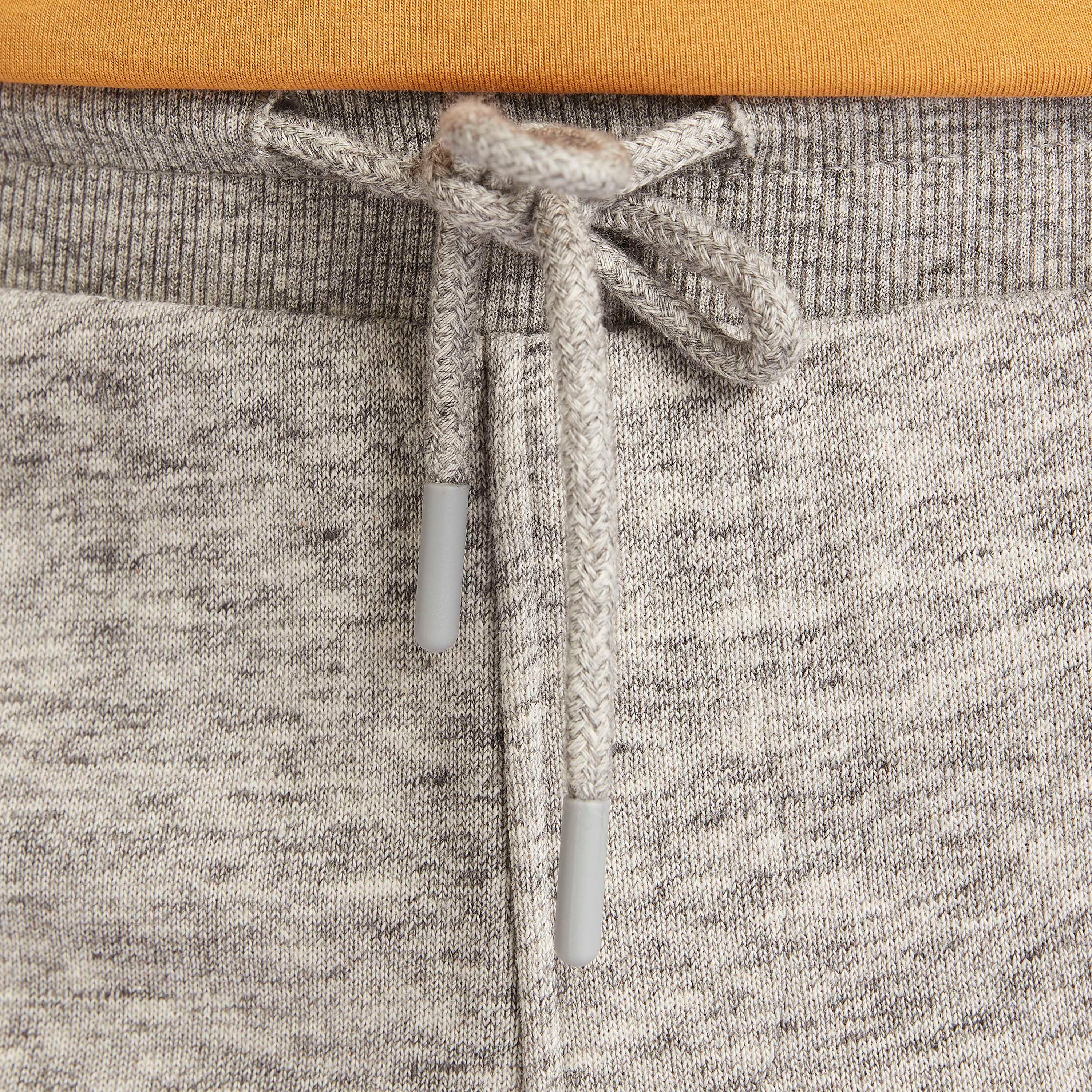 Textured 3/4 Joggers with Drawstring Closure-men-clothing-bottoms-joggers-image-3