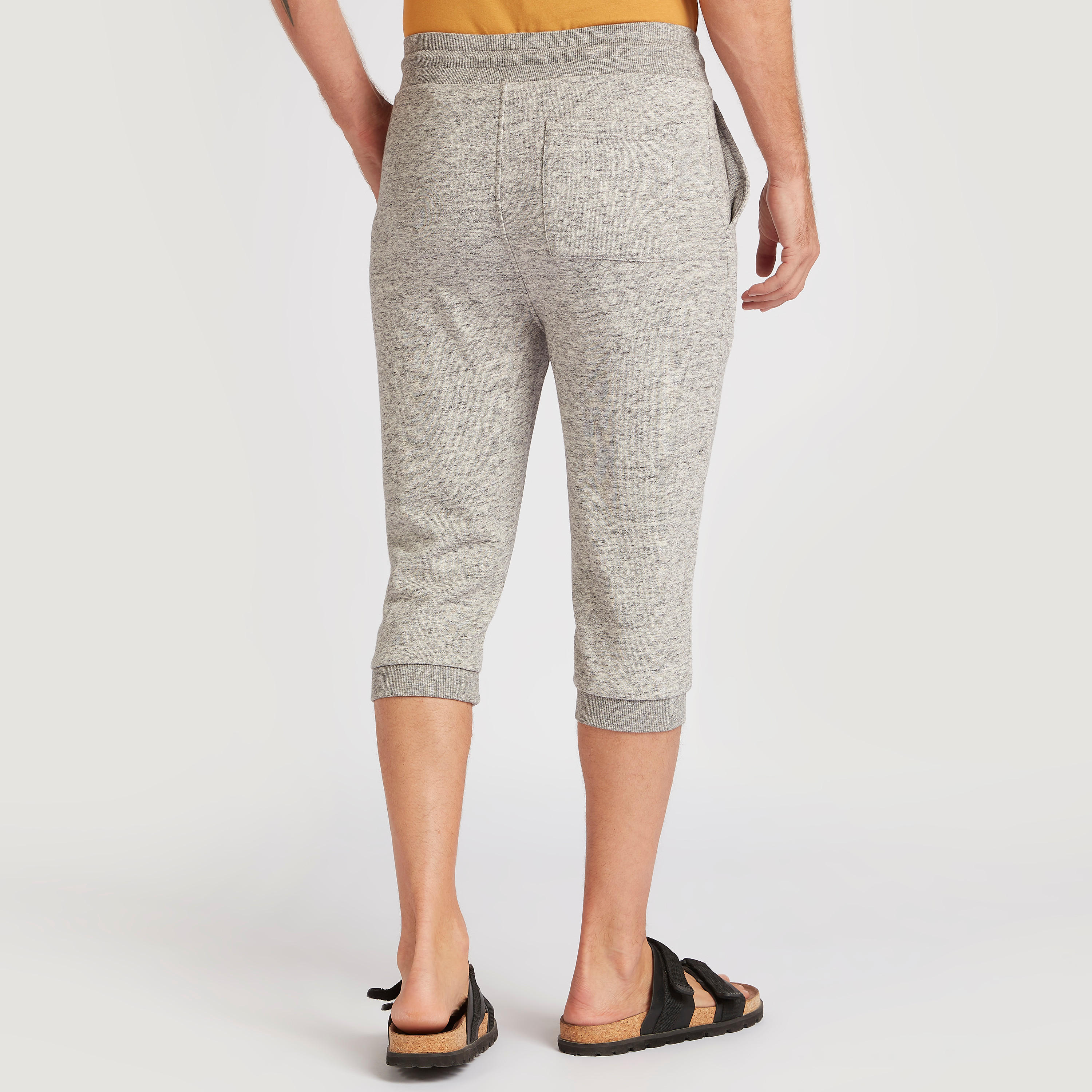 Textured 3/4 Joggers with Drawstring Closure-men-clothing-bottoms-joggers-image-4