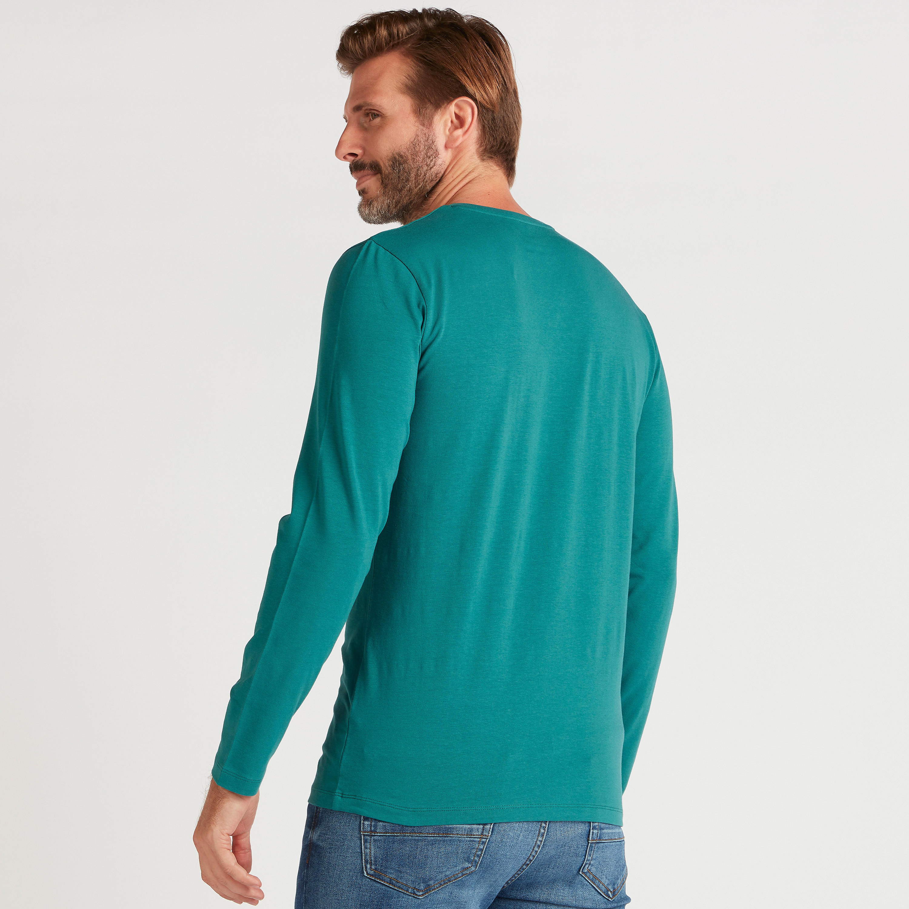 تيشيرت سادة بياقة V وأكمام طويلة-men-clothing-tshirtsandpolos-tshirts-image-3