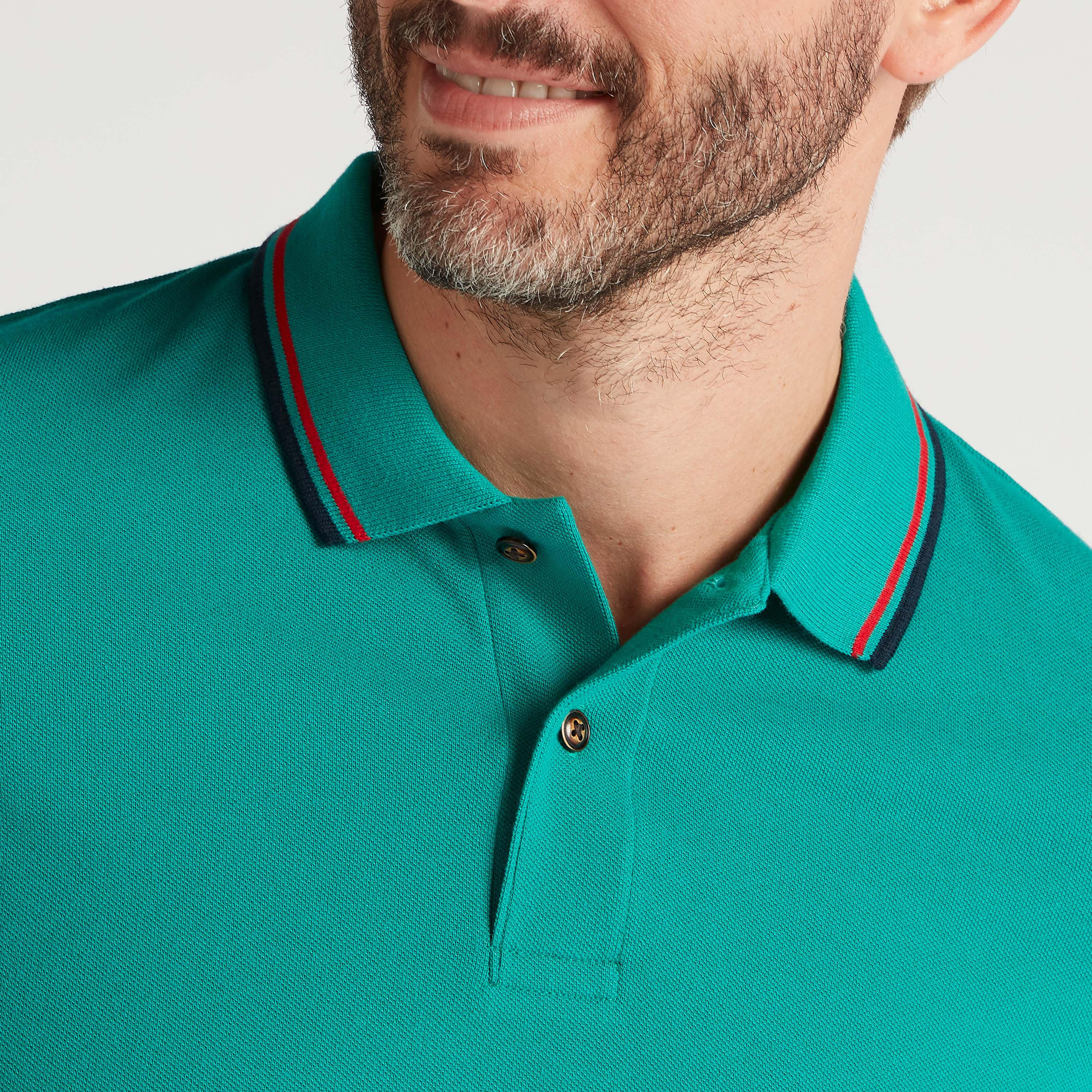 Solid Polo T-shirt with Tipping Detail-men-clothing-tshirtsandpolos-polos-image-3