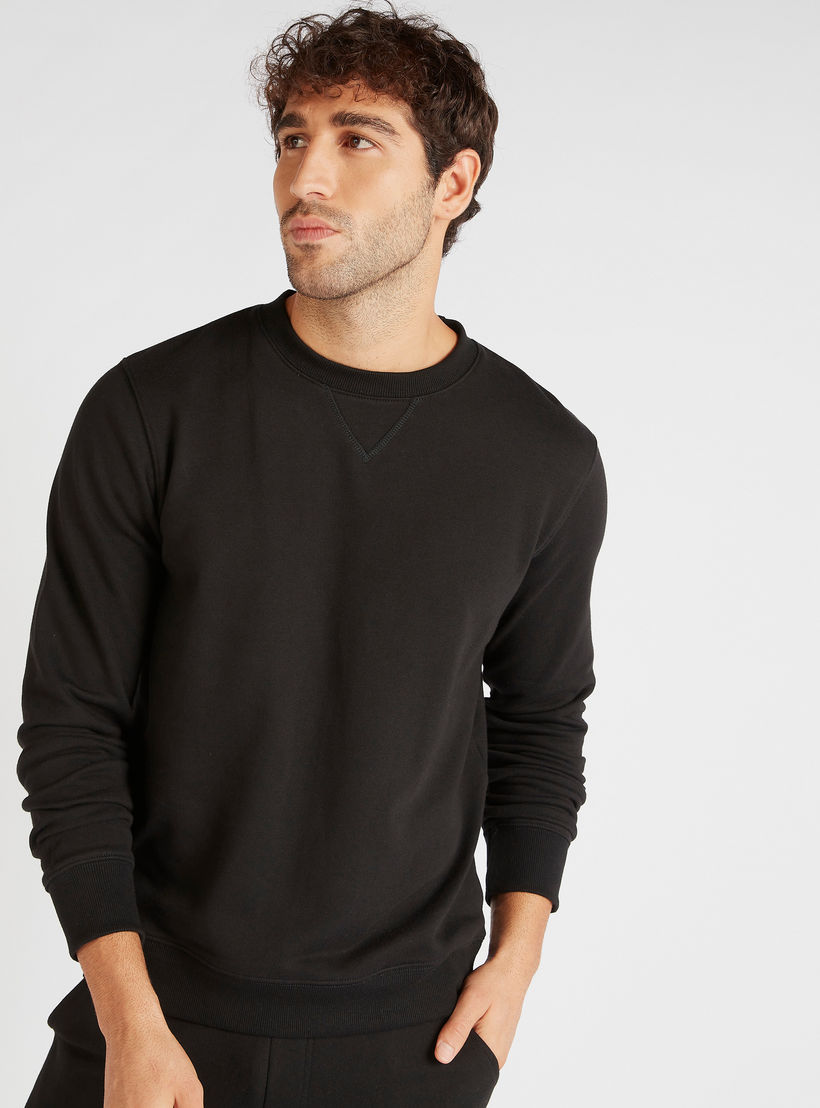 سويت شيرت بياقة ضيّقة وأكمام طويلة-men-winterwear-hoodiesandsweatshirts-image-5