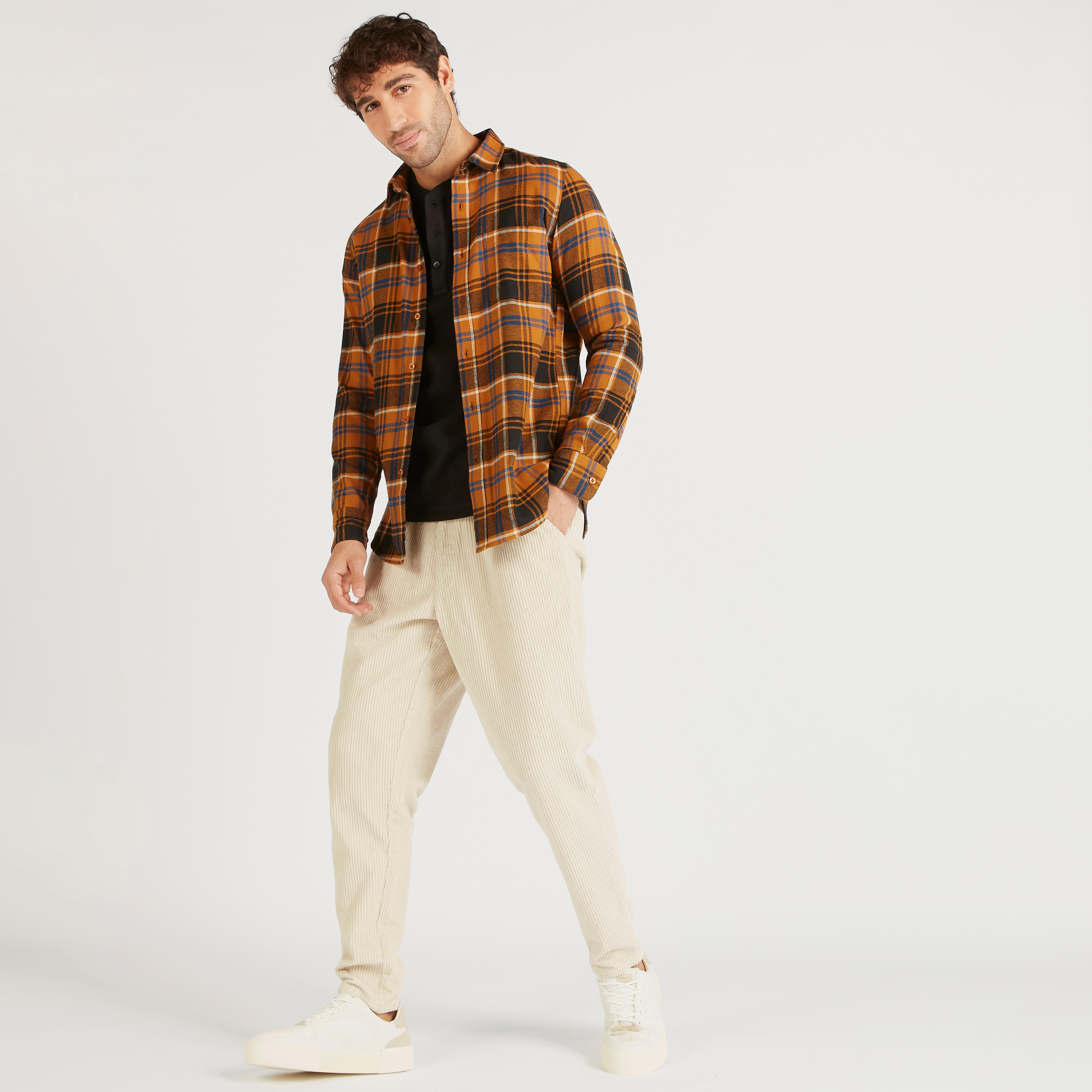 قميص كاروهات بأكمام طويلة-men-clothing-shirts-image-2
