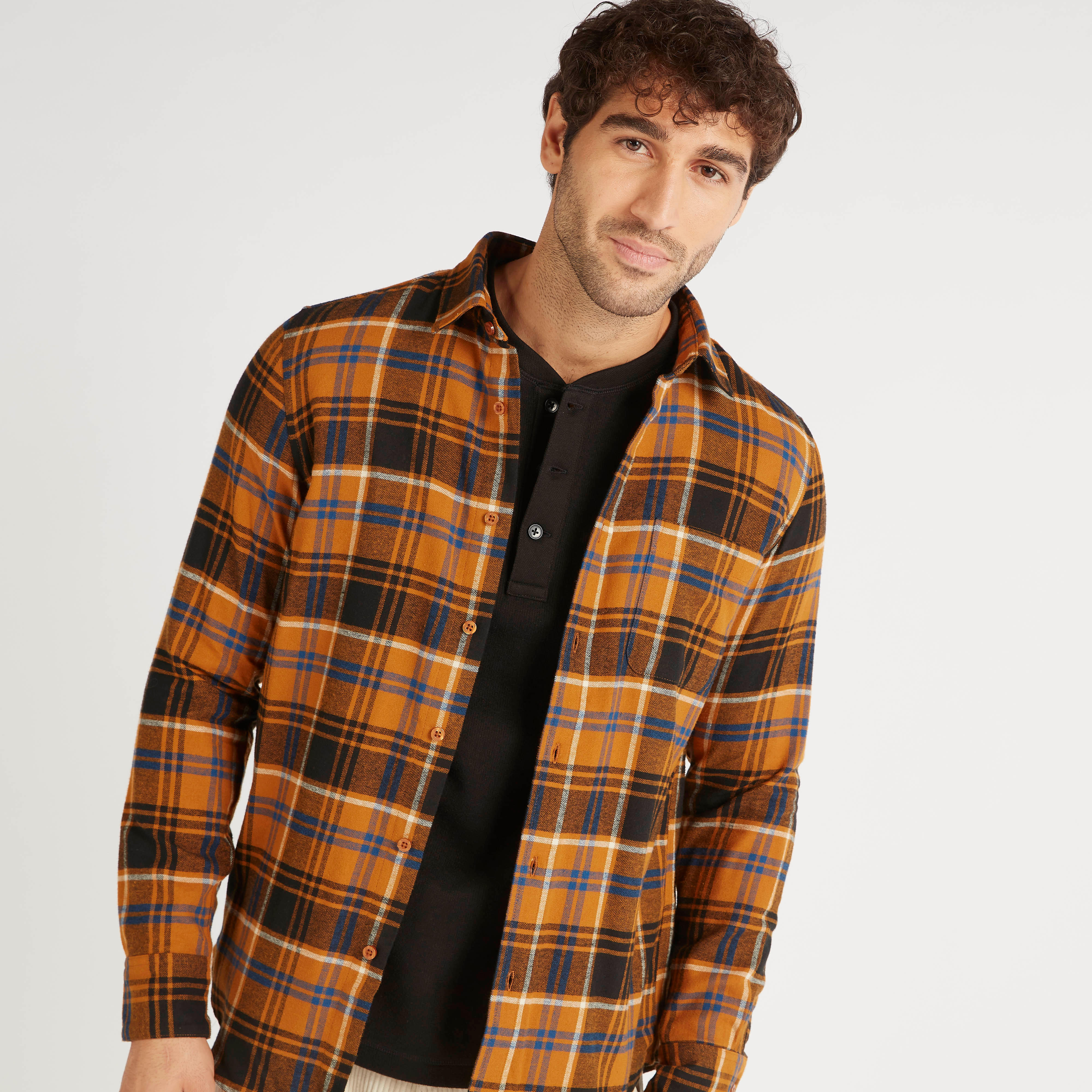 قميص كاروهات بأكمام طويلة-men-clothing-shirts-image-5