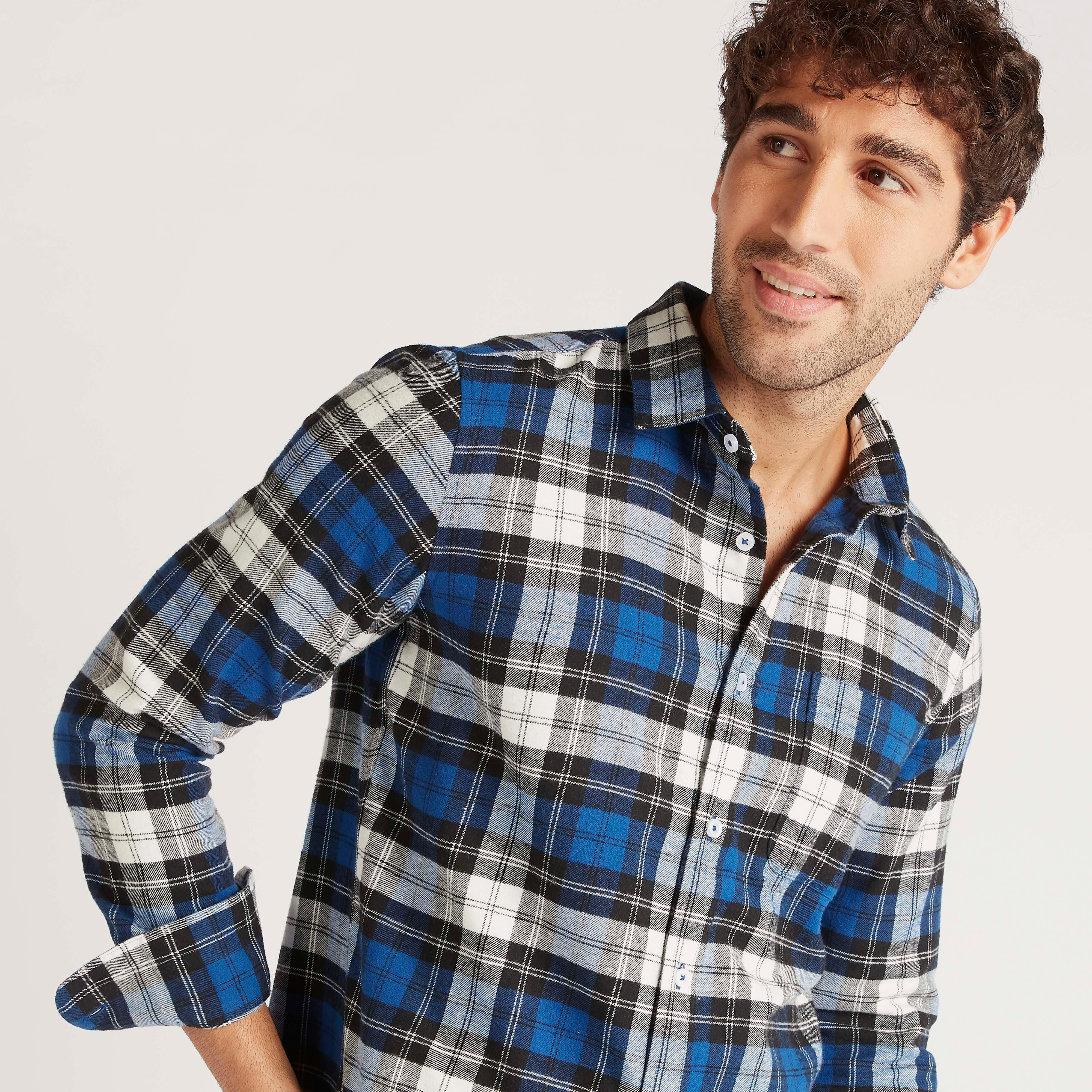 قميص كاروهات بأكمام طويلة-men-clothing-shirts-image-5