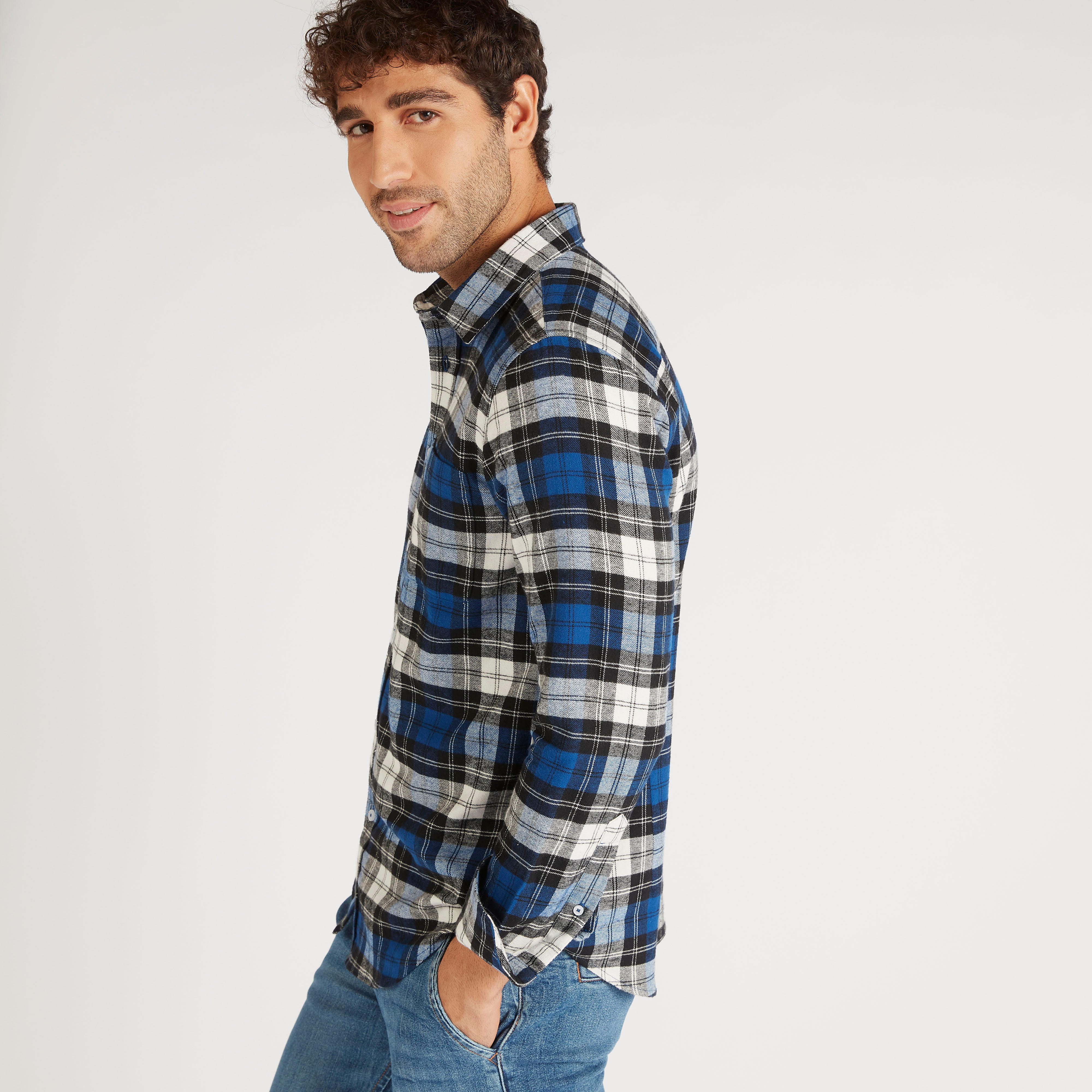 قميص كاروهات بأكمام طويلة-men-clothing-shirts-image-6
