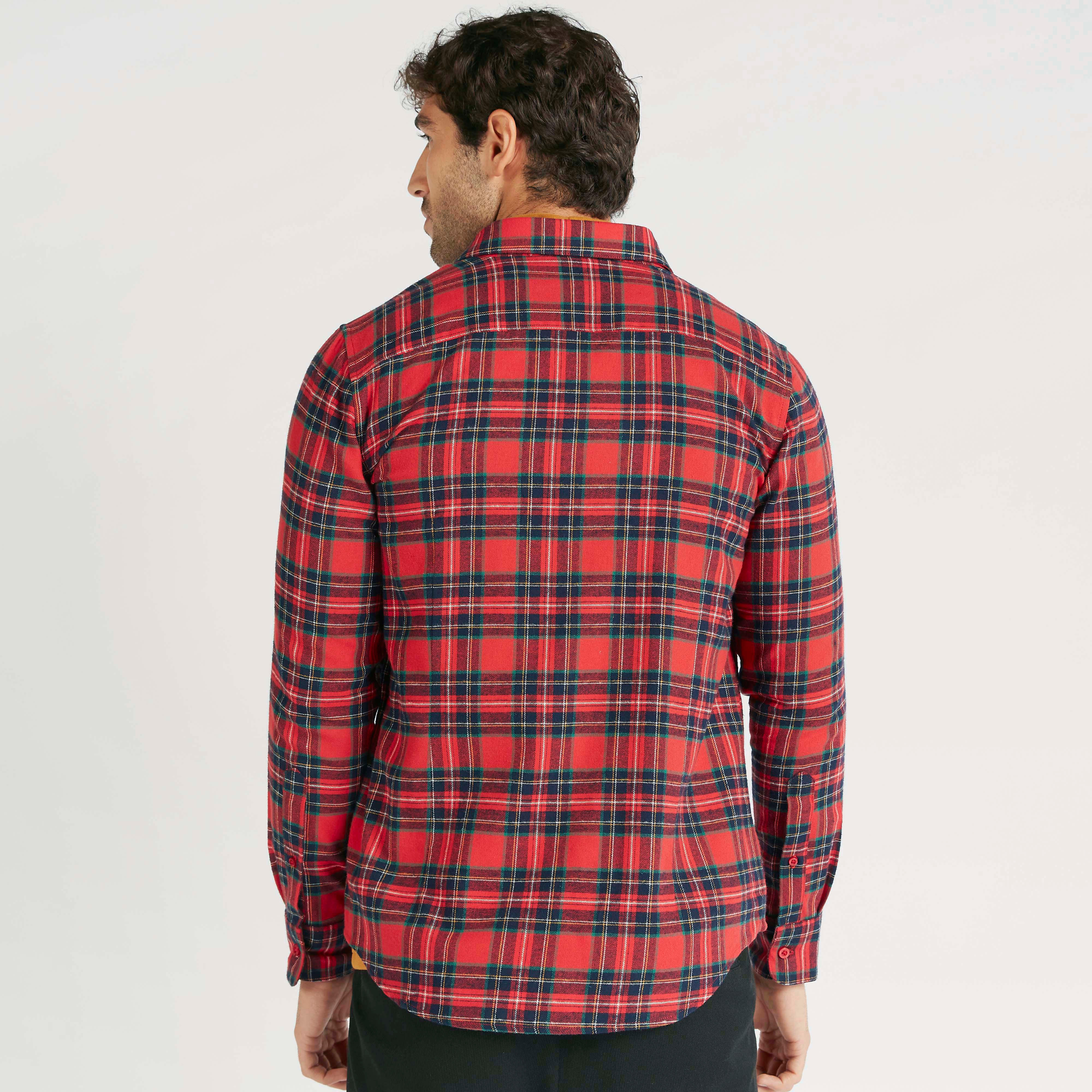 قميص كاروهات بأكمام طويلة-men-clothing-shirts-image-4