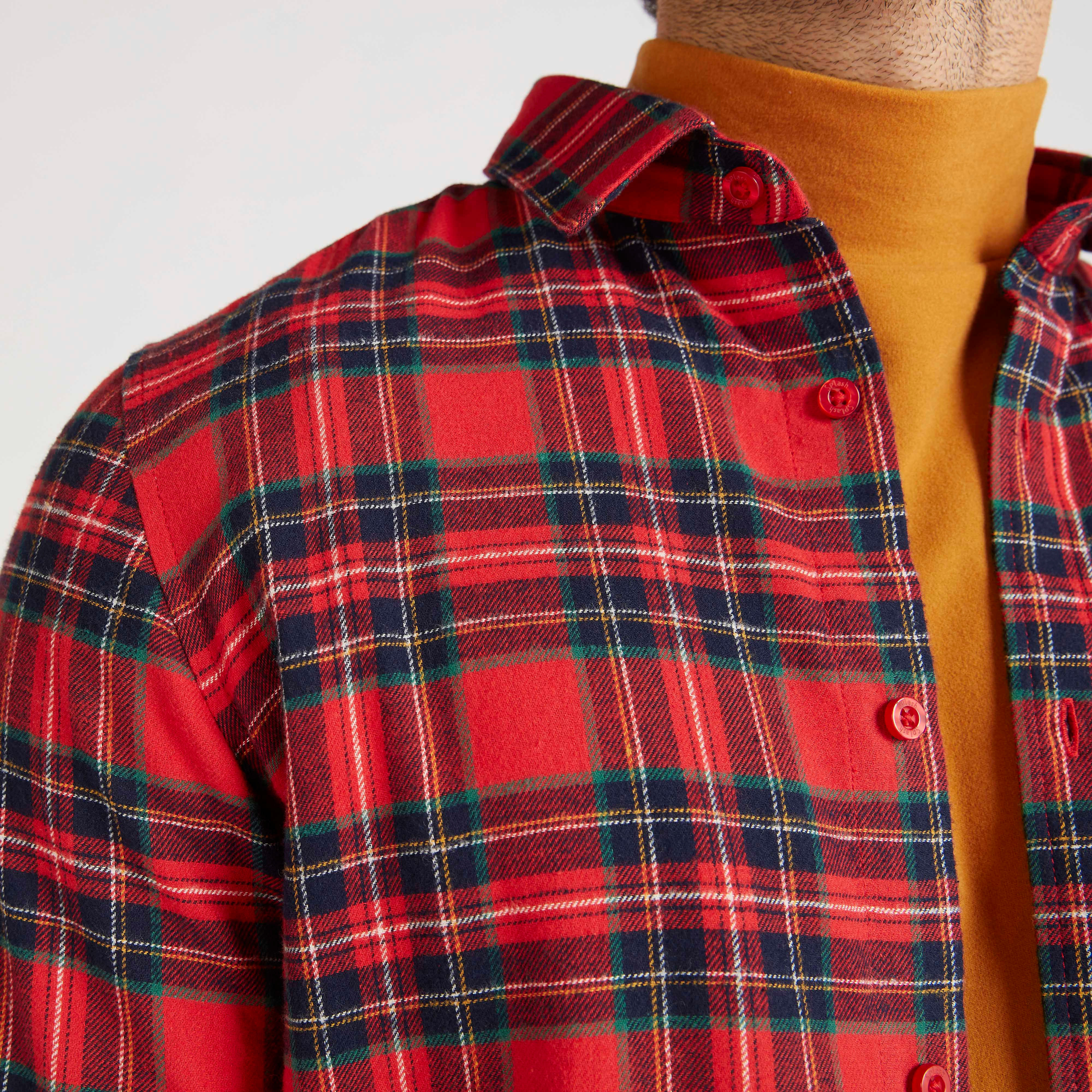 قميص كاروهات بأكمام طويلة-men-clothing-shirts-image-5
