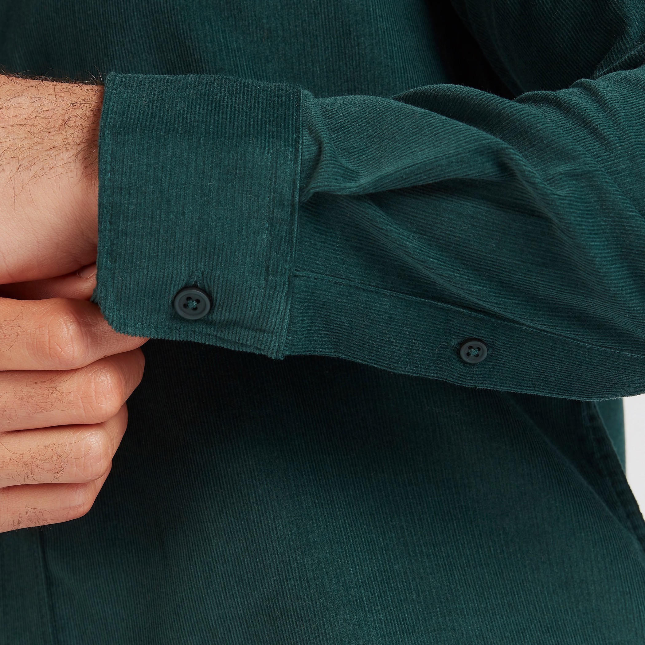 قميص بارز الملمس بأكمام طويلة وزر إغلاق-men-clothing-shirts-image-3