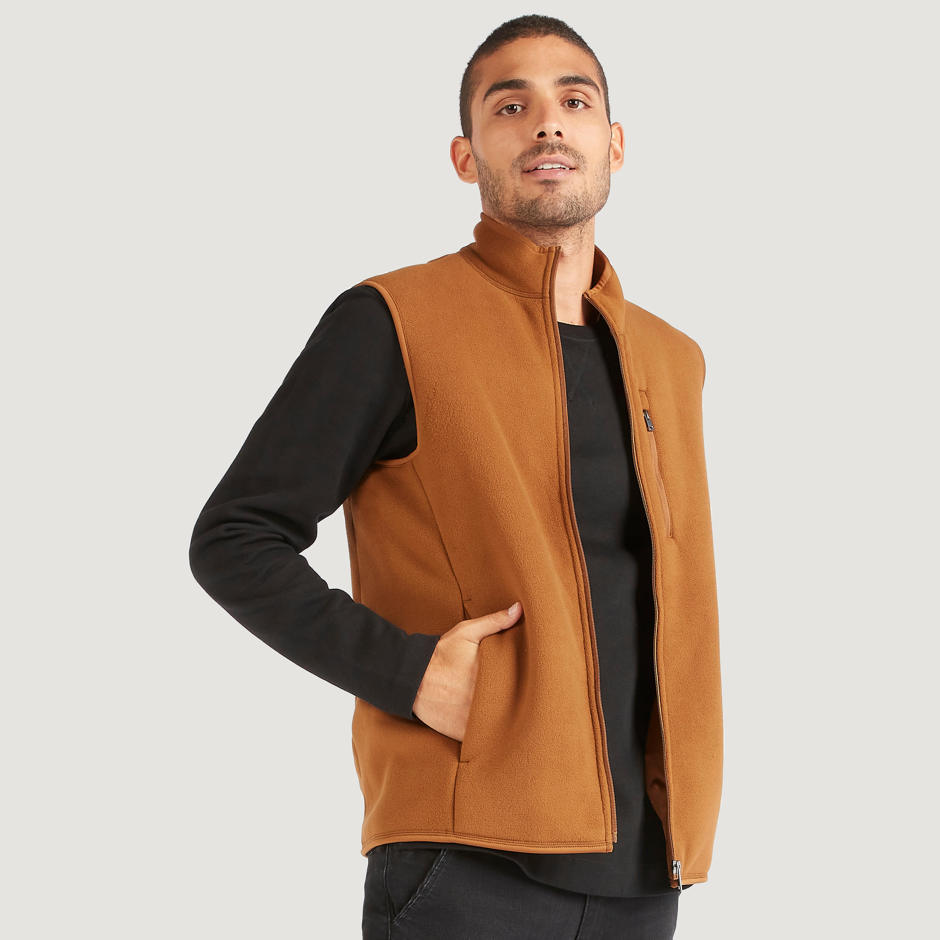Textured Sleeveless Jacket with Pockets-men-clothing-jacketsandblazers-jackets-image-2