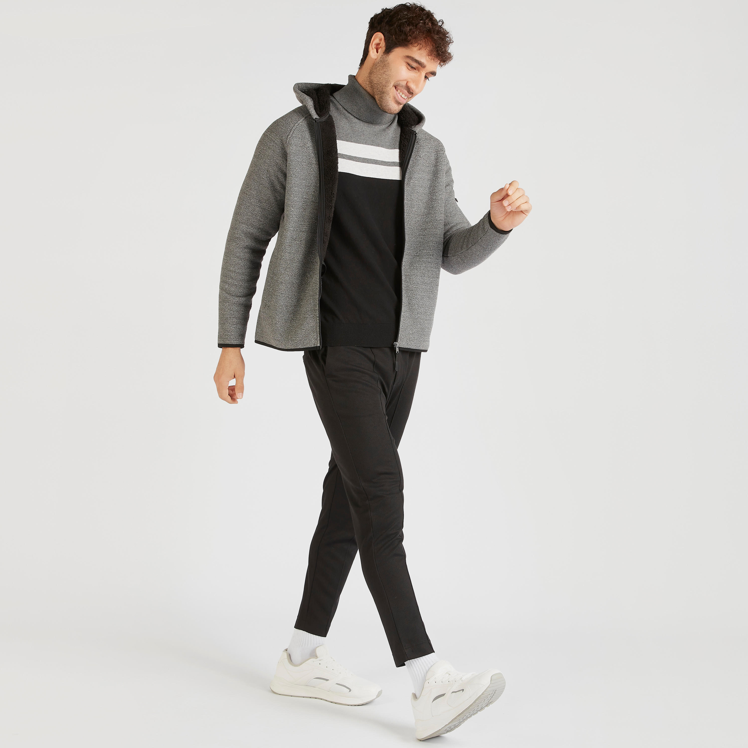 جاكيت مستدام خفيف بارز الملمس بسحّاب إغلاق وجيوب-men-clothing-jacketsandblazers-jackets-image-2
