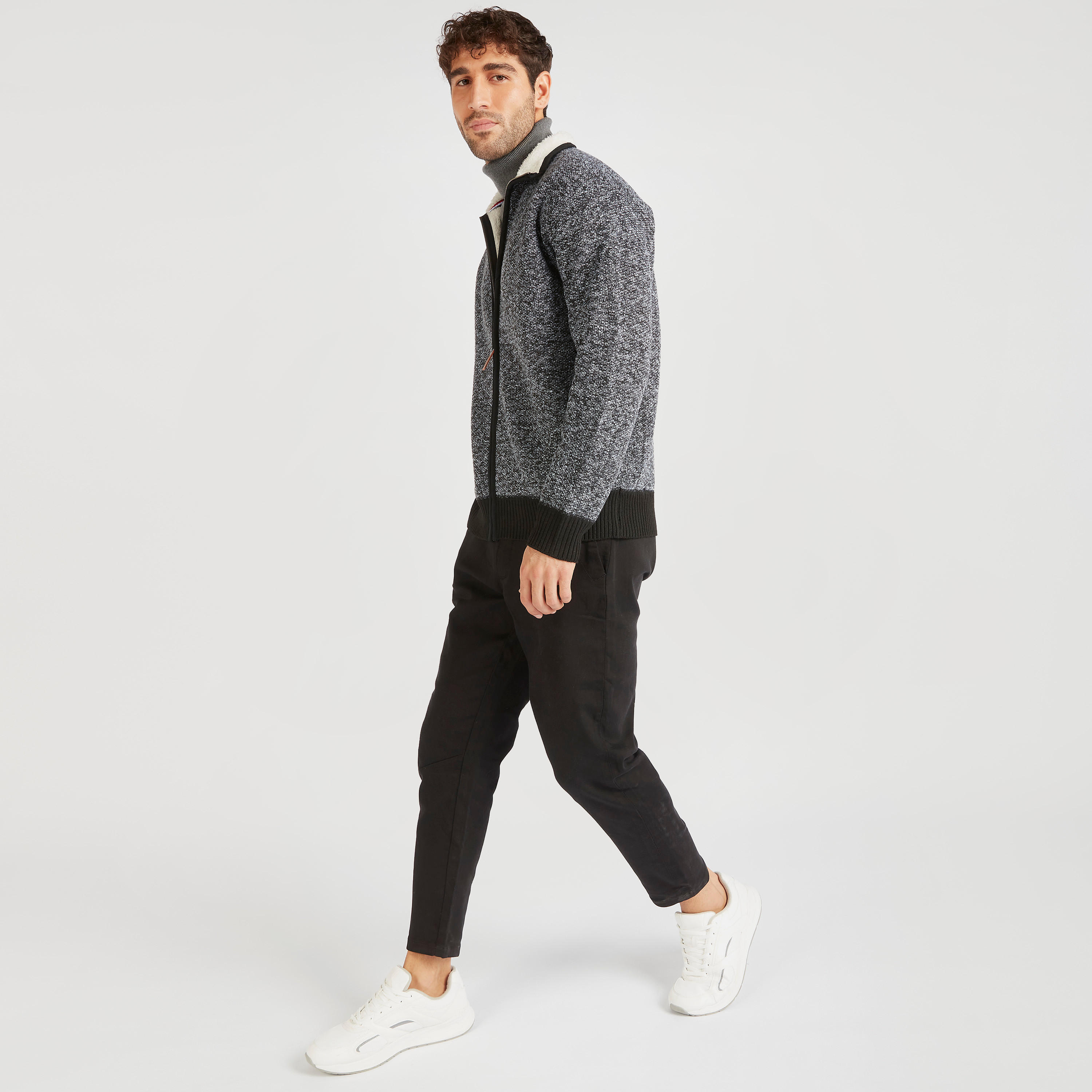 جاكيت مستدام خفيف بارز الملمس بسحّاب إغلاق وجيوب-men-clothing-jacketsandblazers-jackets-image-2