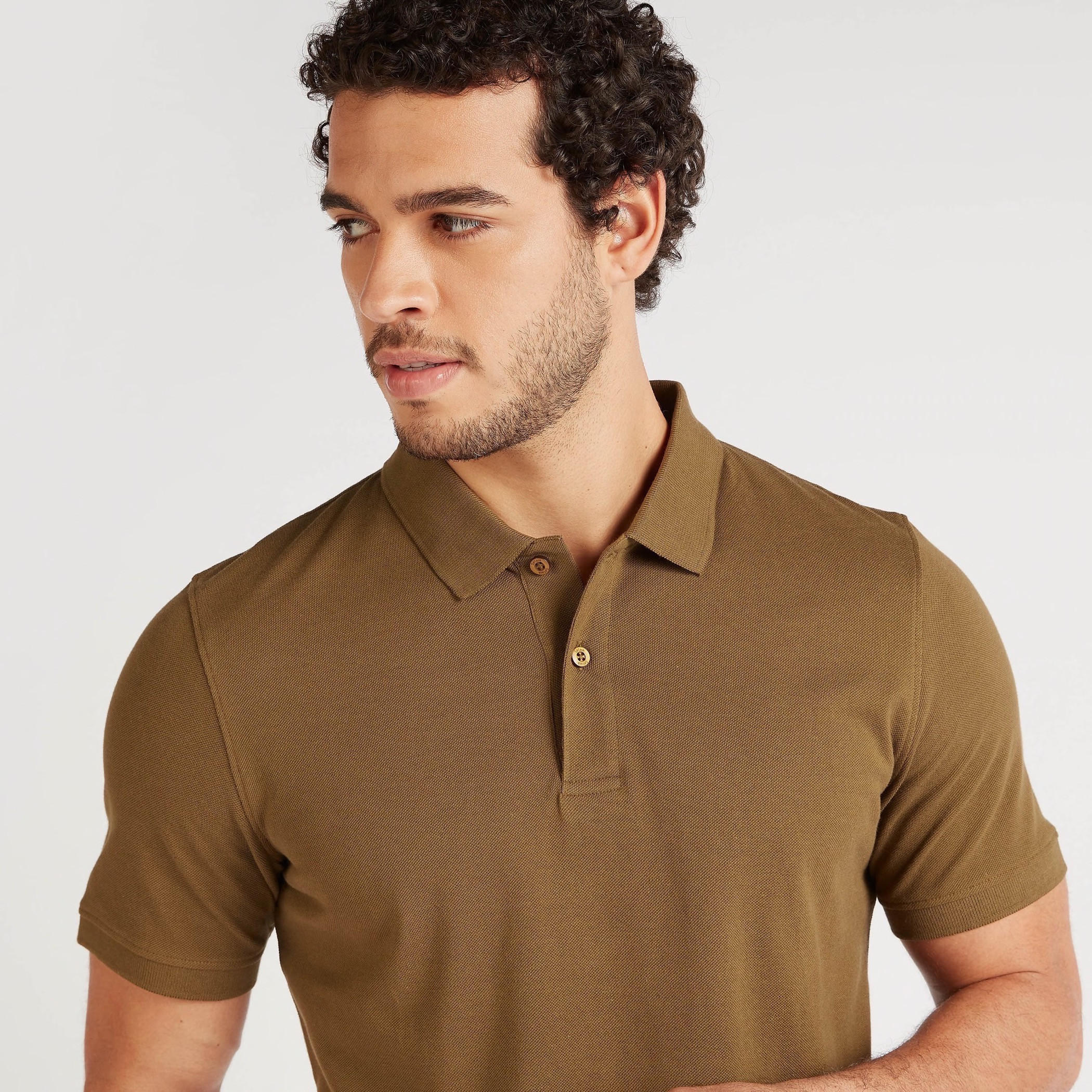 تيشيرت بولو سادة بأكمام قصيرة-men-clothing-tshirtsandpolos-polos-image-3