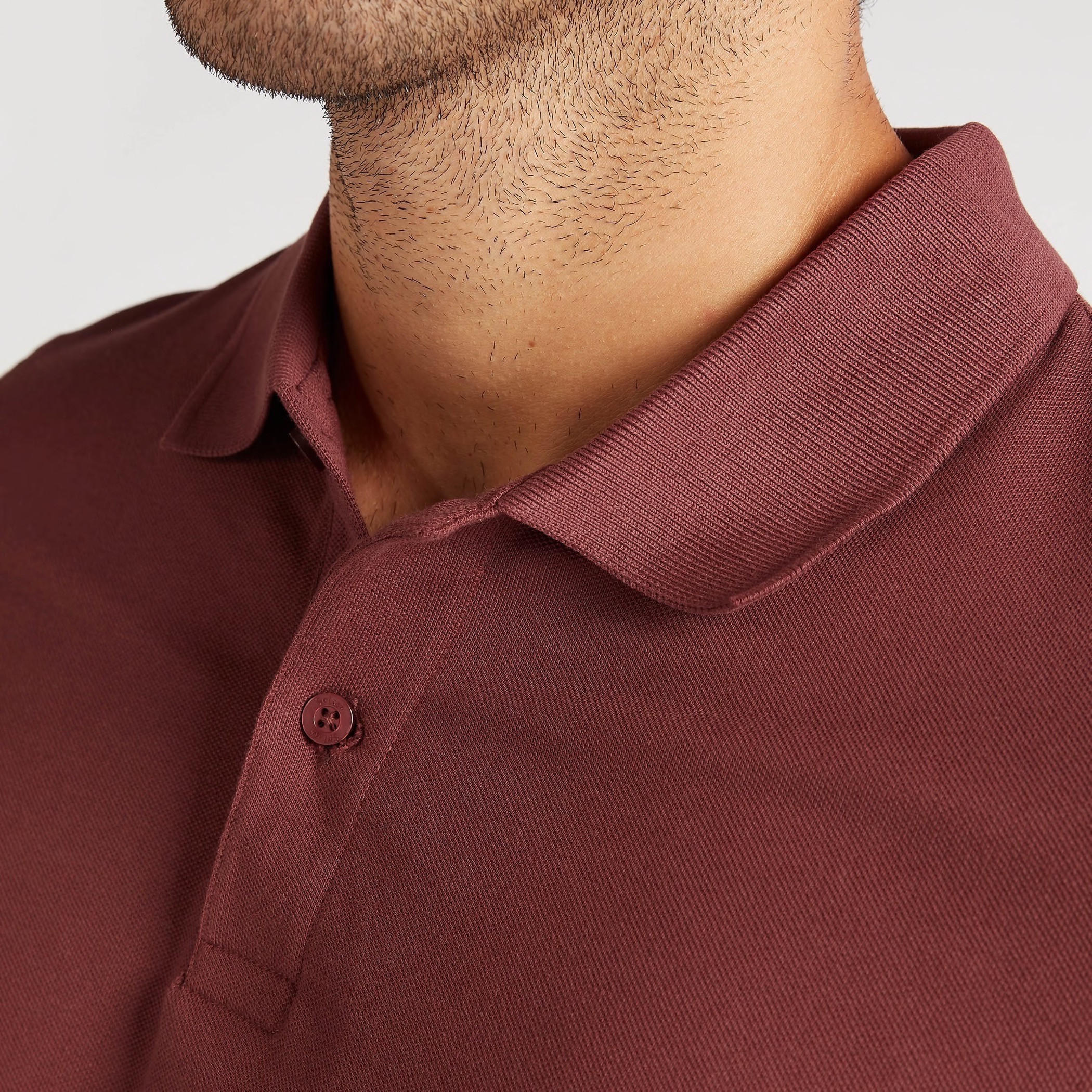 تيشيرت بولو سادة بأكمام قصيرة-men-clothing-tshirtsandpolos-polos-image-5