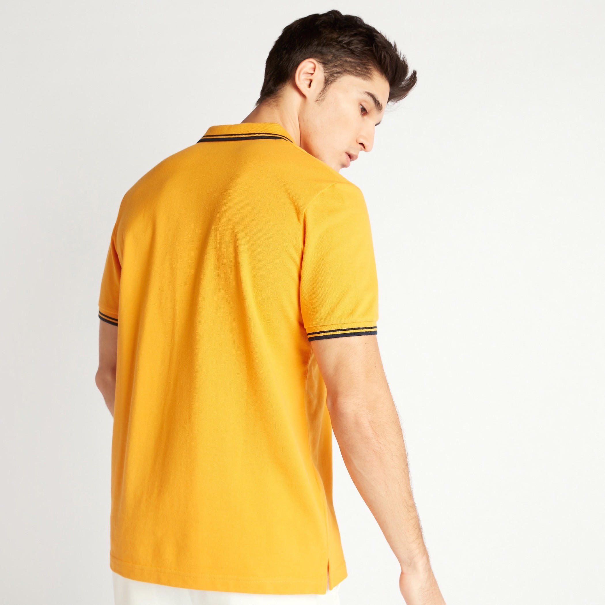 Polo T-shirt with Short Sleeves-men-clothing-tshirtsandpolos-polos-image-4