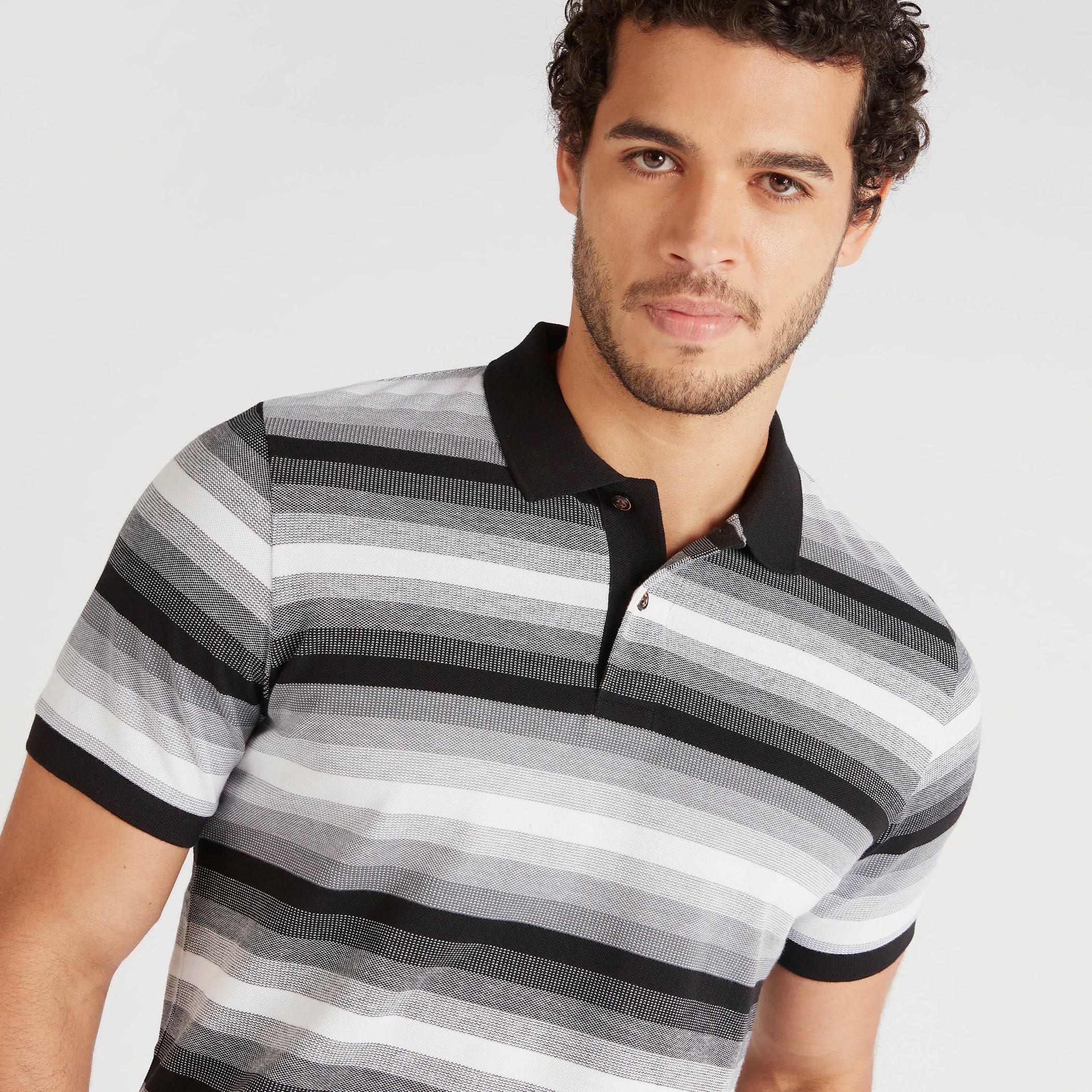 تيشيرت بولو مخطّط بأكمام قصيرة-men-clothing-tshirtsandpolos-polos-image-3
