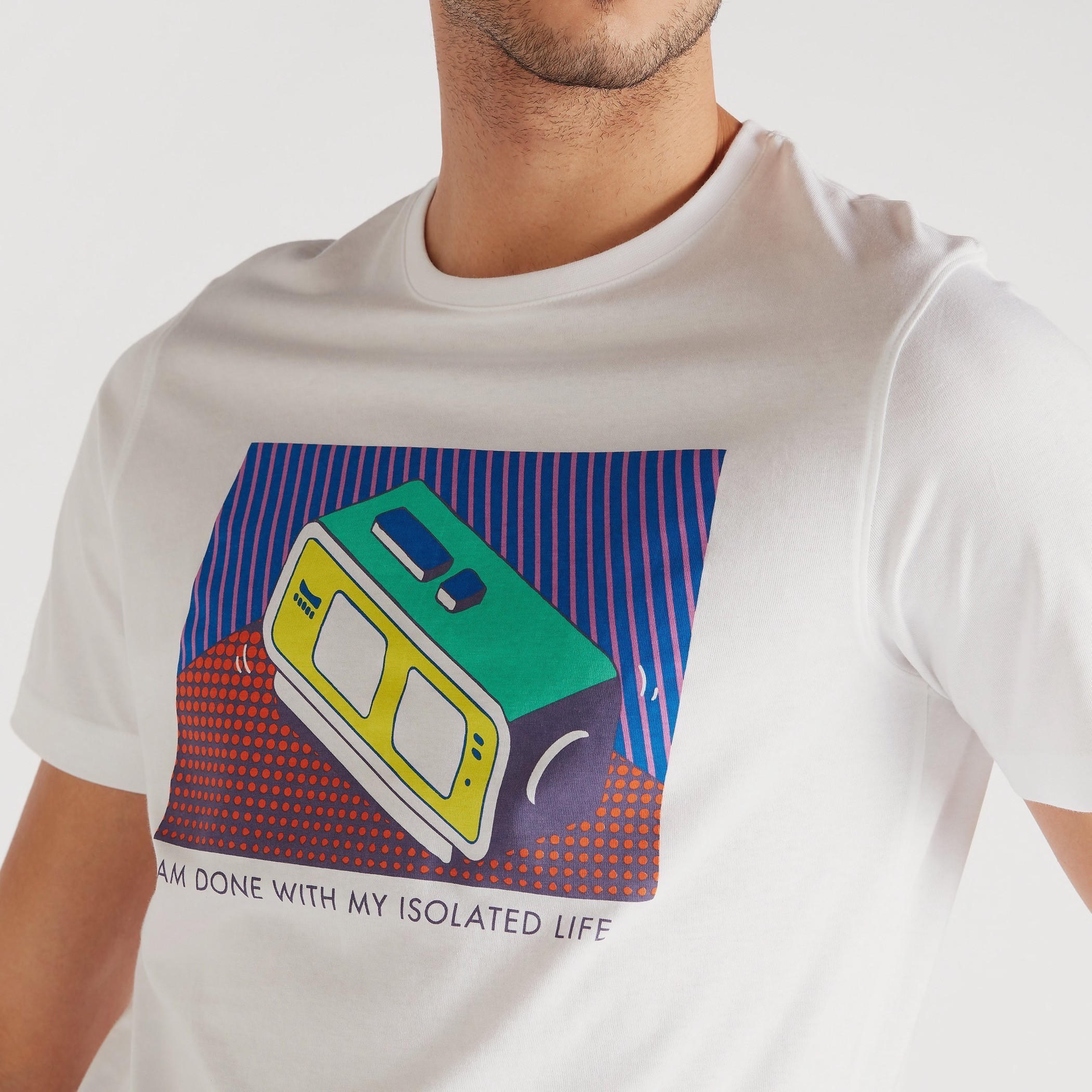 تيشيرت مستدام سليم فيت بياقة ضيّقة وأكمام قصيرة-men-clothing-tshirtsandpolos-tshirts-image-5